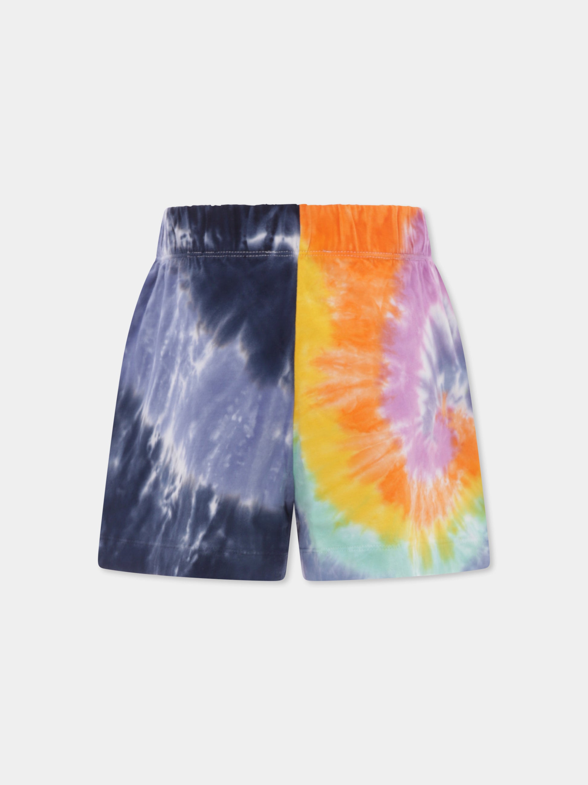 Shorts multicolor per bambina con logo,Stella Mccartney Kids,TW6D49 Z2588 999MC