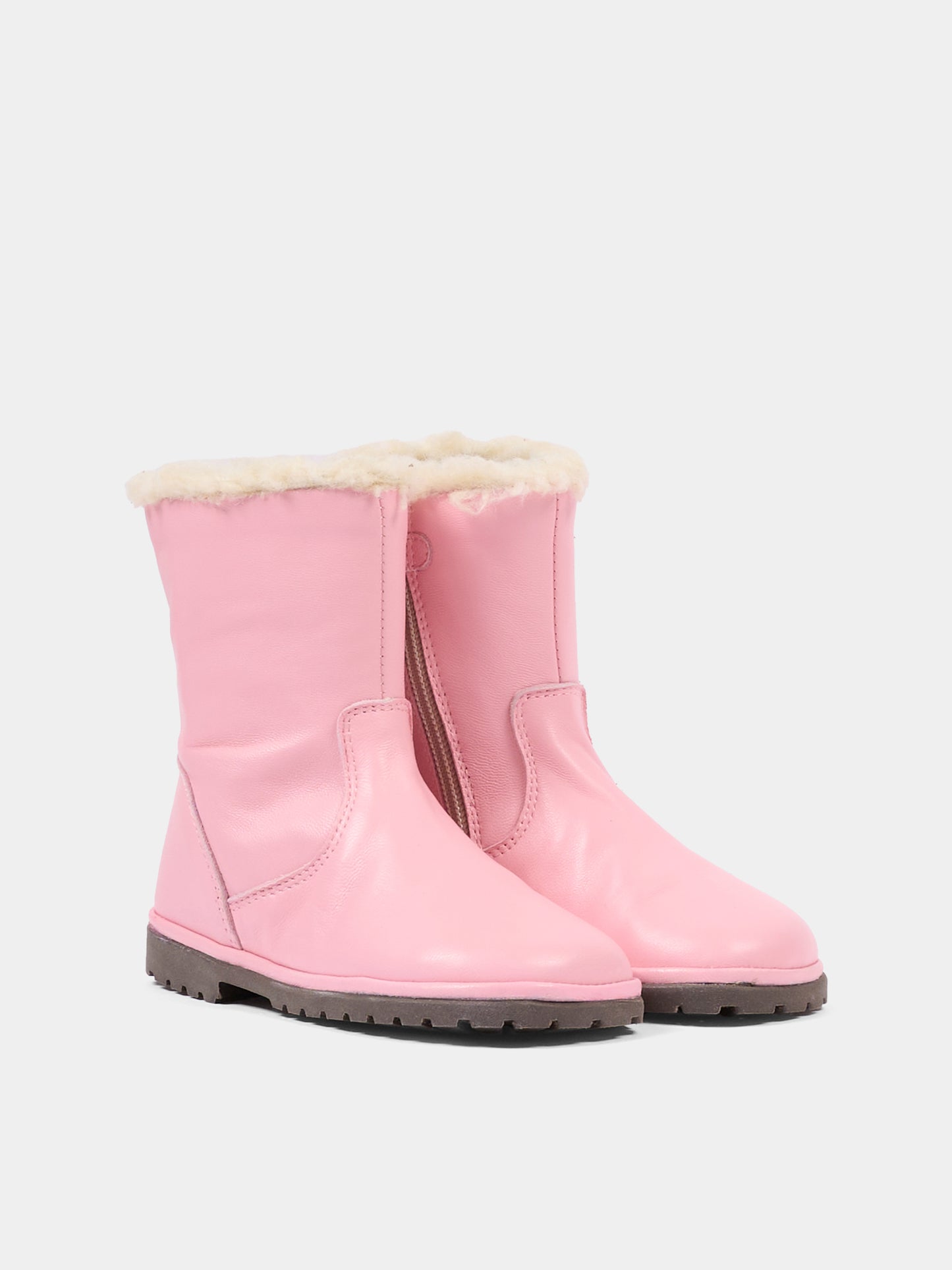 Stivaletti rosa per neonata e bambina,Pèpè,LEP2 NASR ROSA