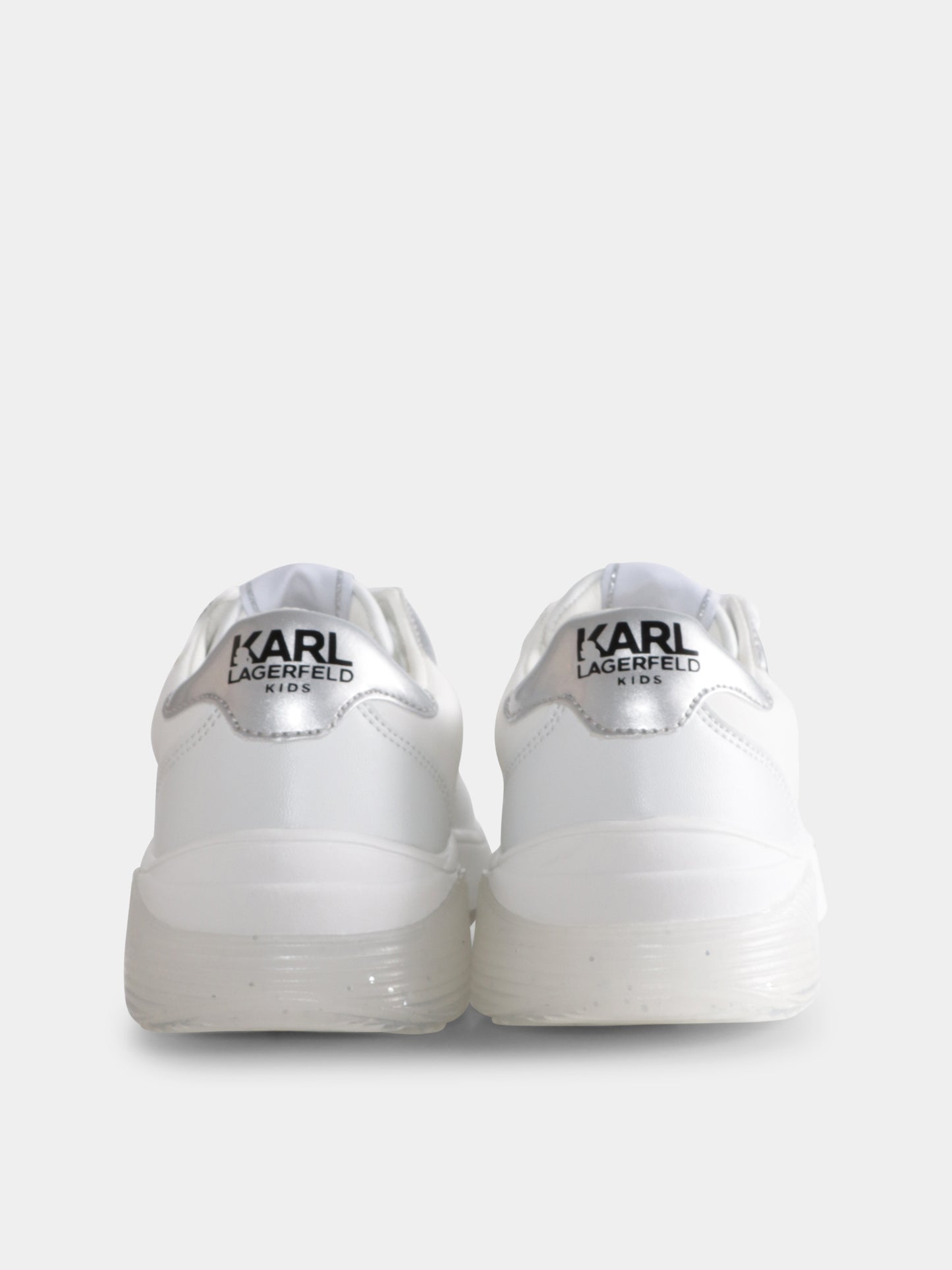 Sneakers bianche per bambina con Choupette,Karl Lagerfeld Kids,Z30373 10P