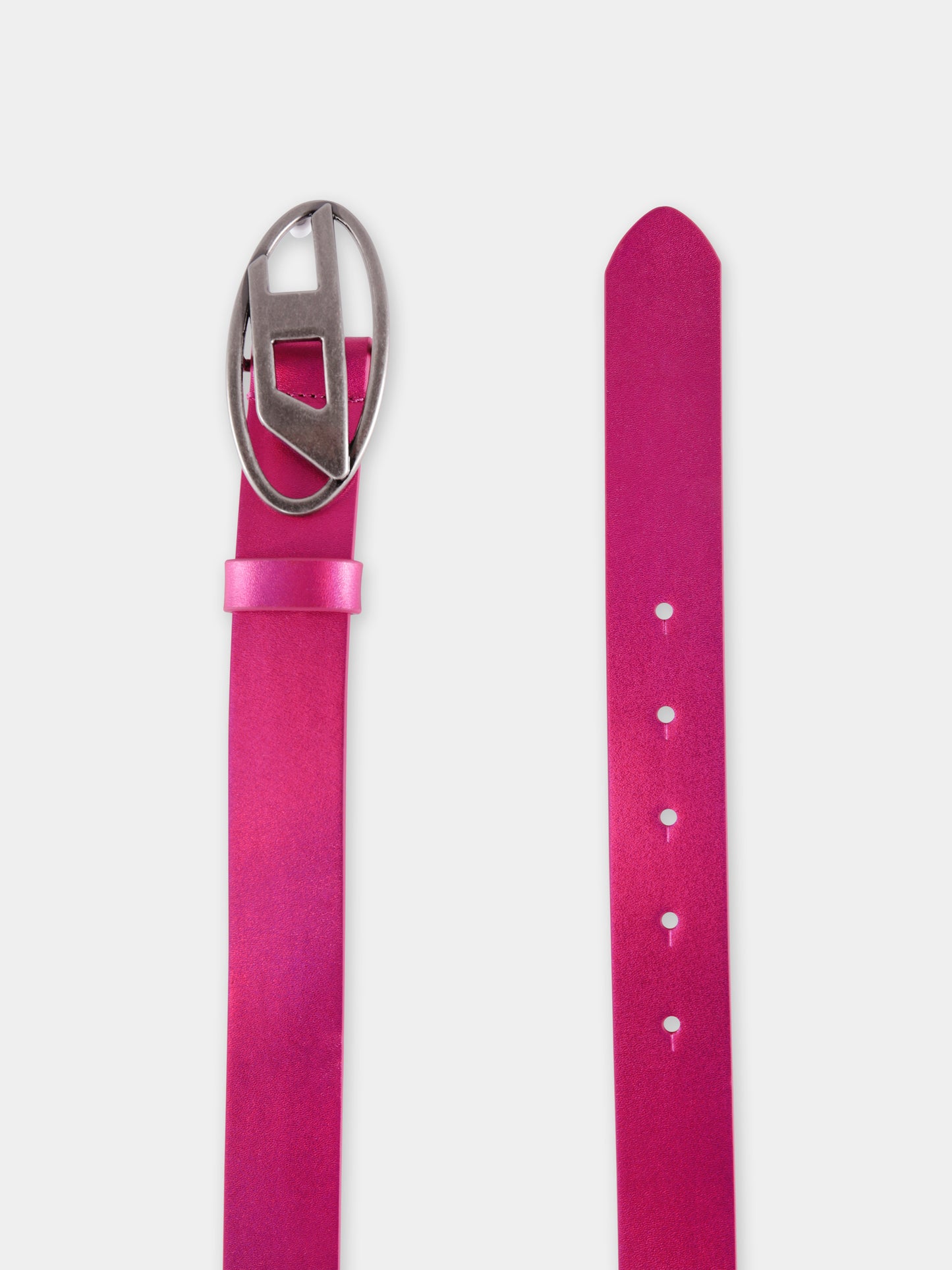 Cintura fucsia per bambina con logo,Diesel,J01226 KXBLR K35A