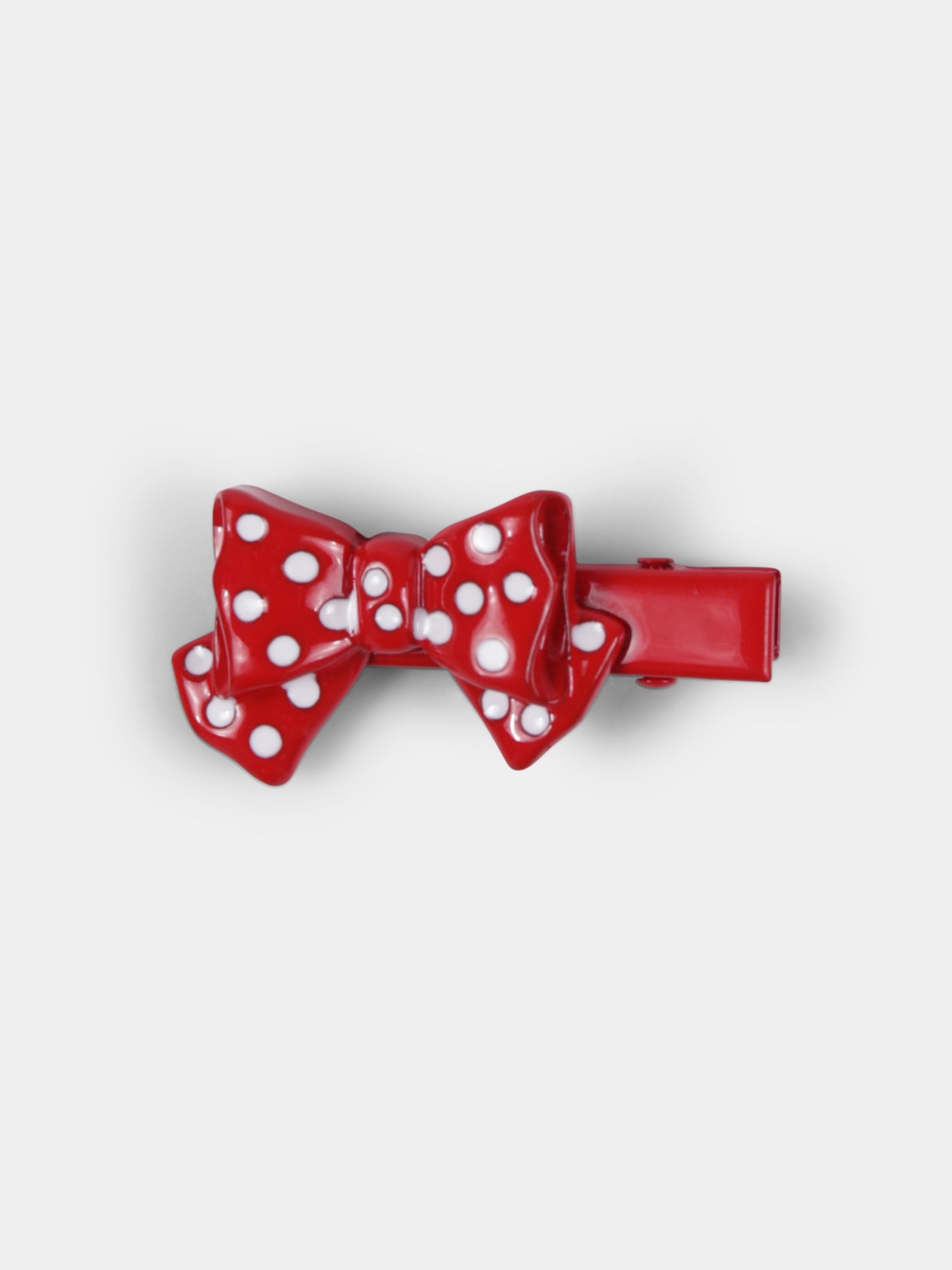 Set fermagli rosso per bambina con fiocco,Monnalisa,39E012 5791 0044