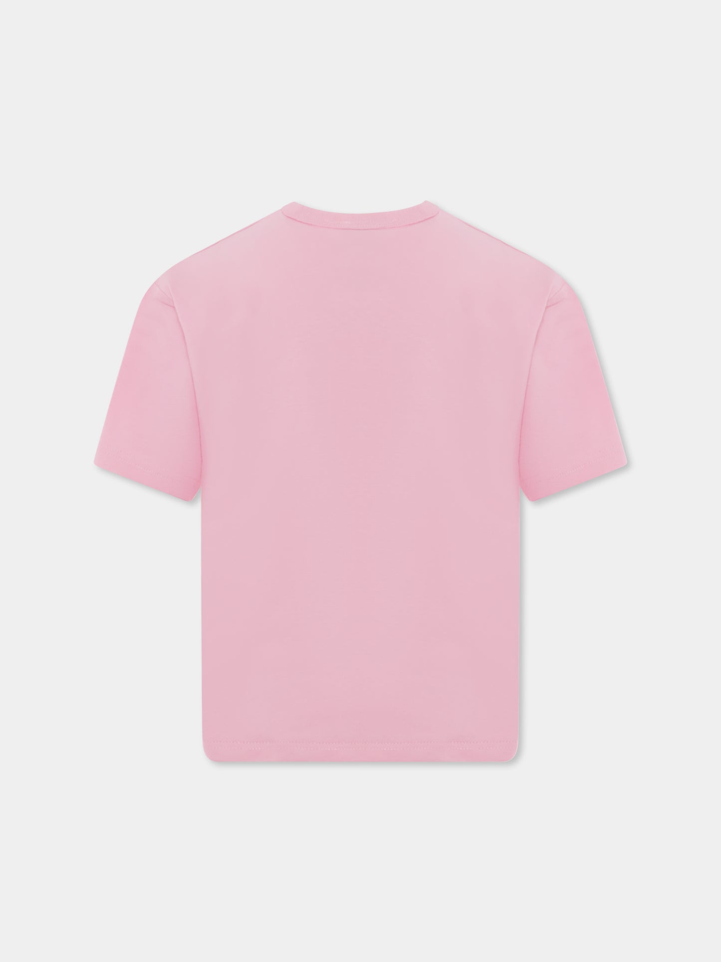 T-shirt rosa per bambina con logo,Marc Jacobs,W60205 45T