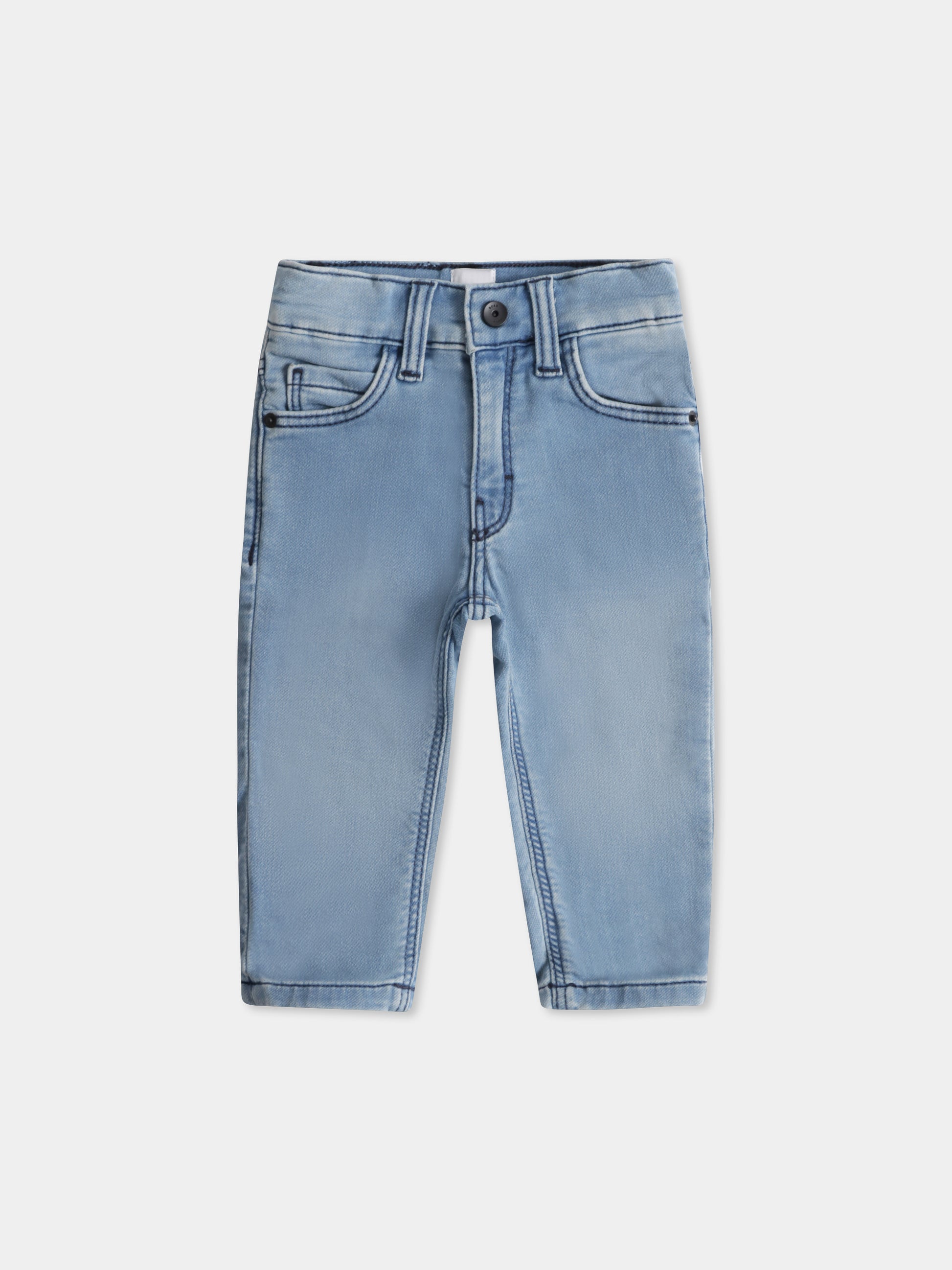 Jeans denim per neonato con logo,Boss,J50585 Z03
