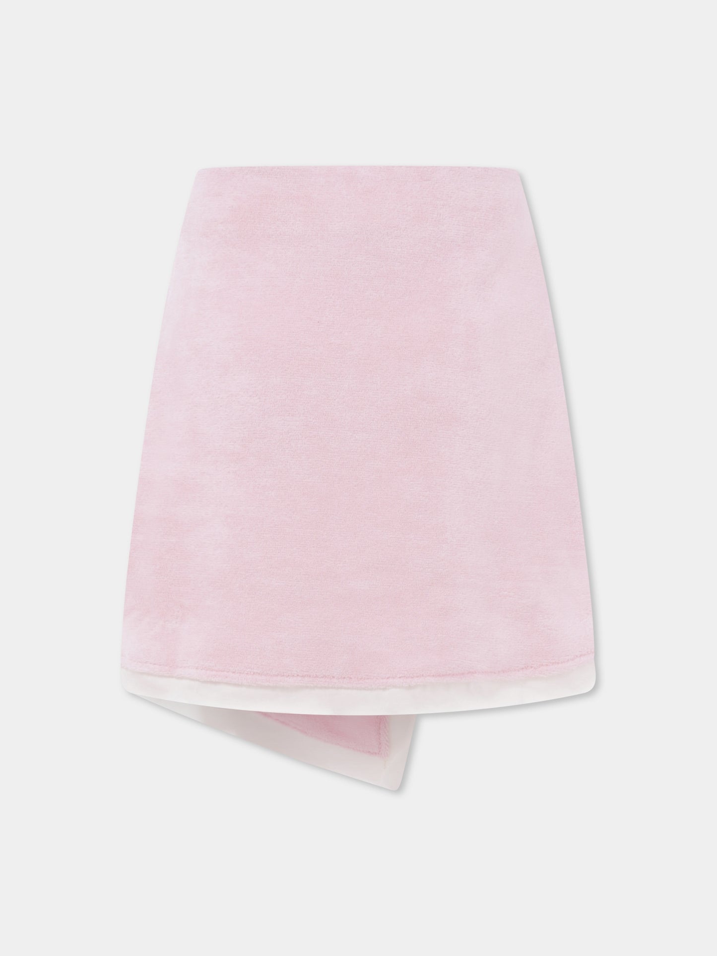 Pink skirt for girl with logo