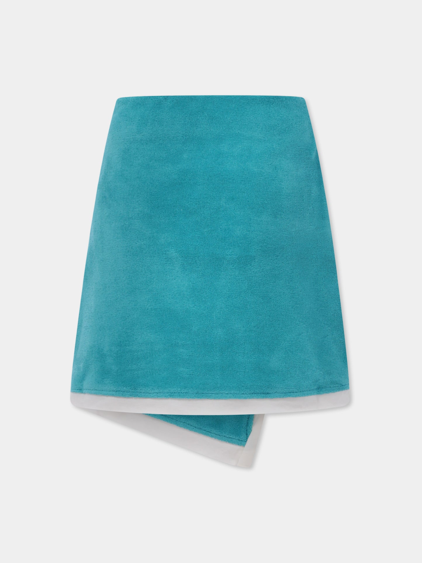 Light blue skirt for girl with logo
