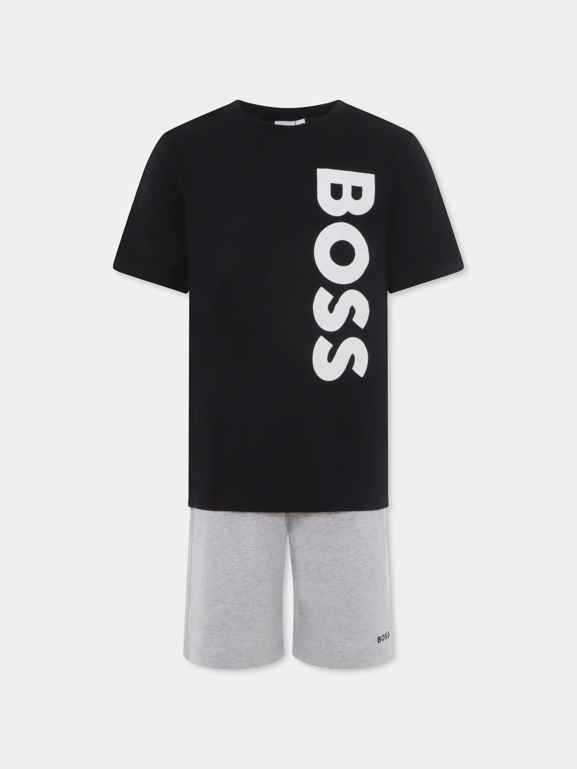 Completo multicolor per bambino con logo,Boss,J50689 09B