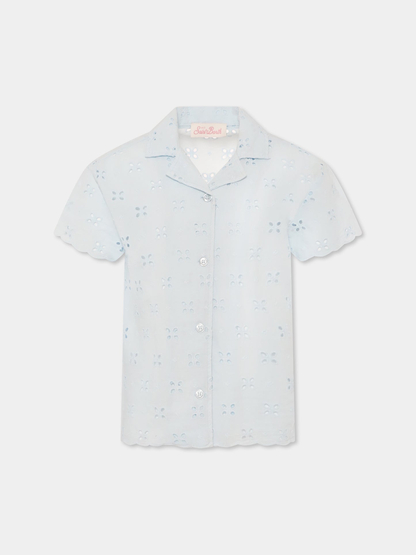 Light blue shirt for girl