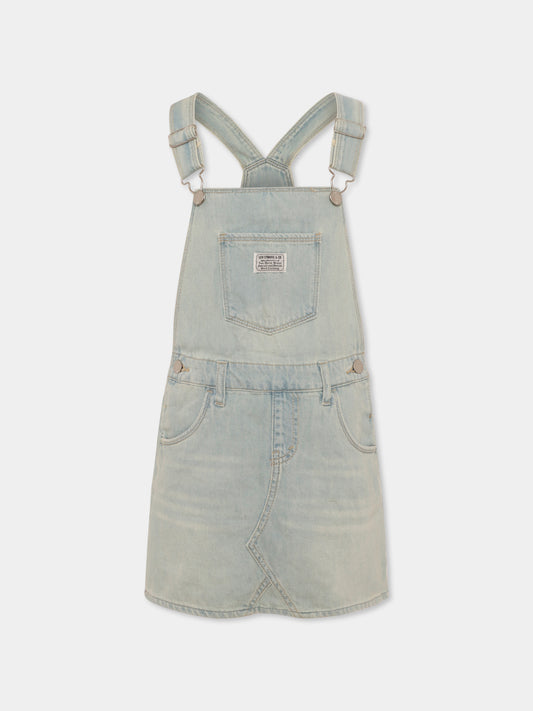 Salopette denim per bambina,Levi's Kids,LK3EH031 L6Q