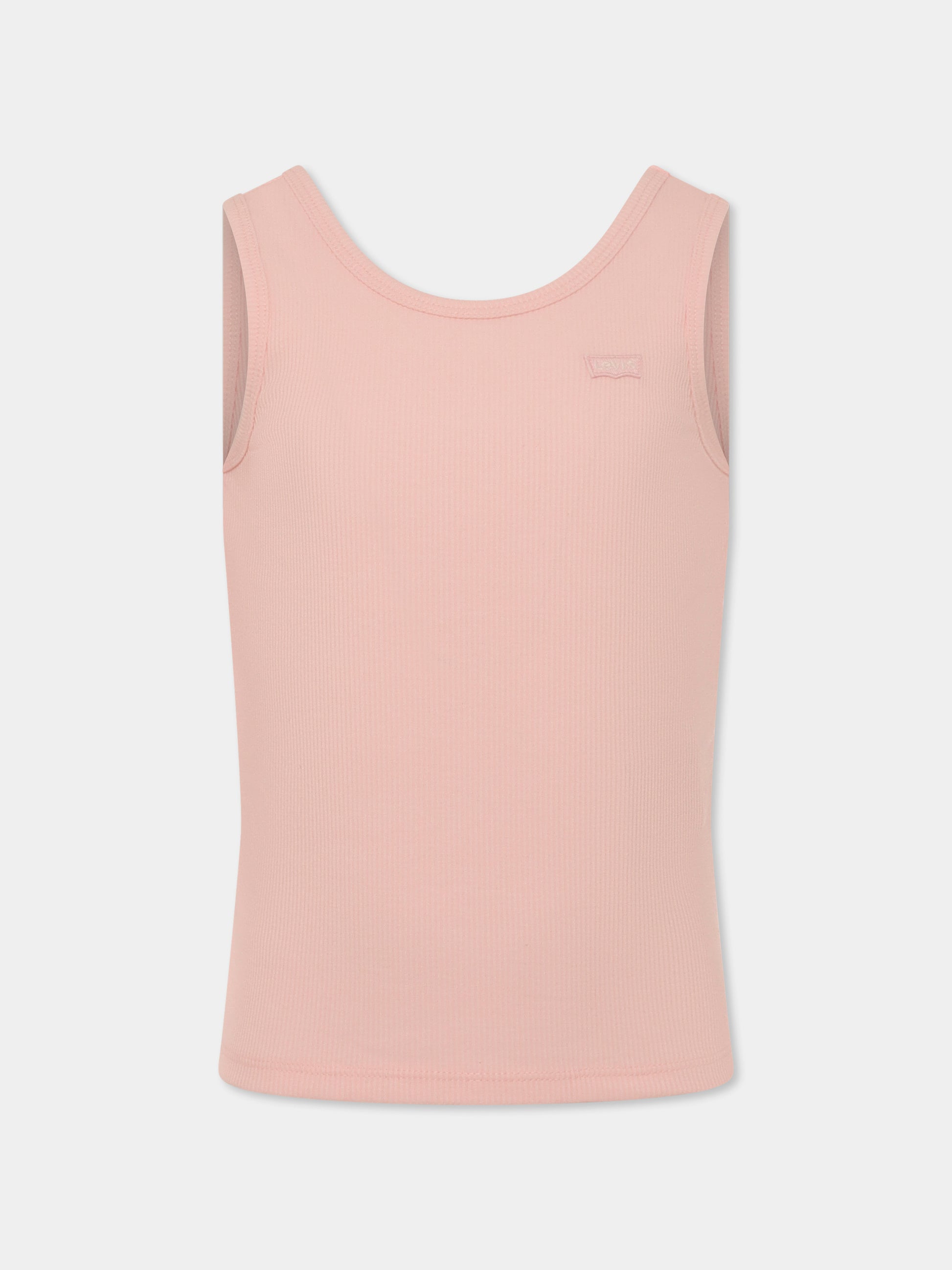 Top rosa per bambina con logo,Levi's Kids,3EK116 AGX