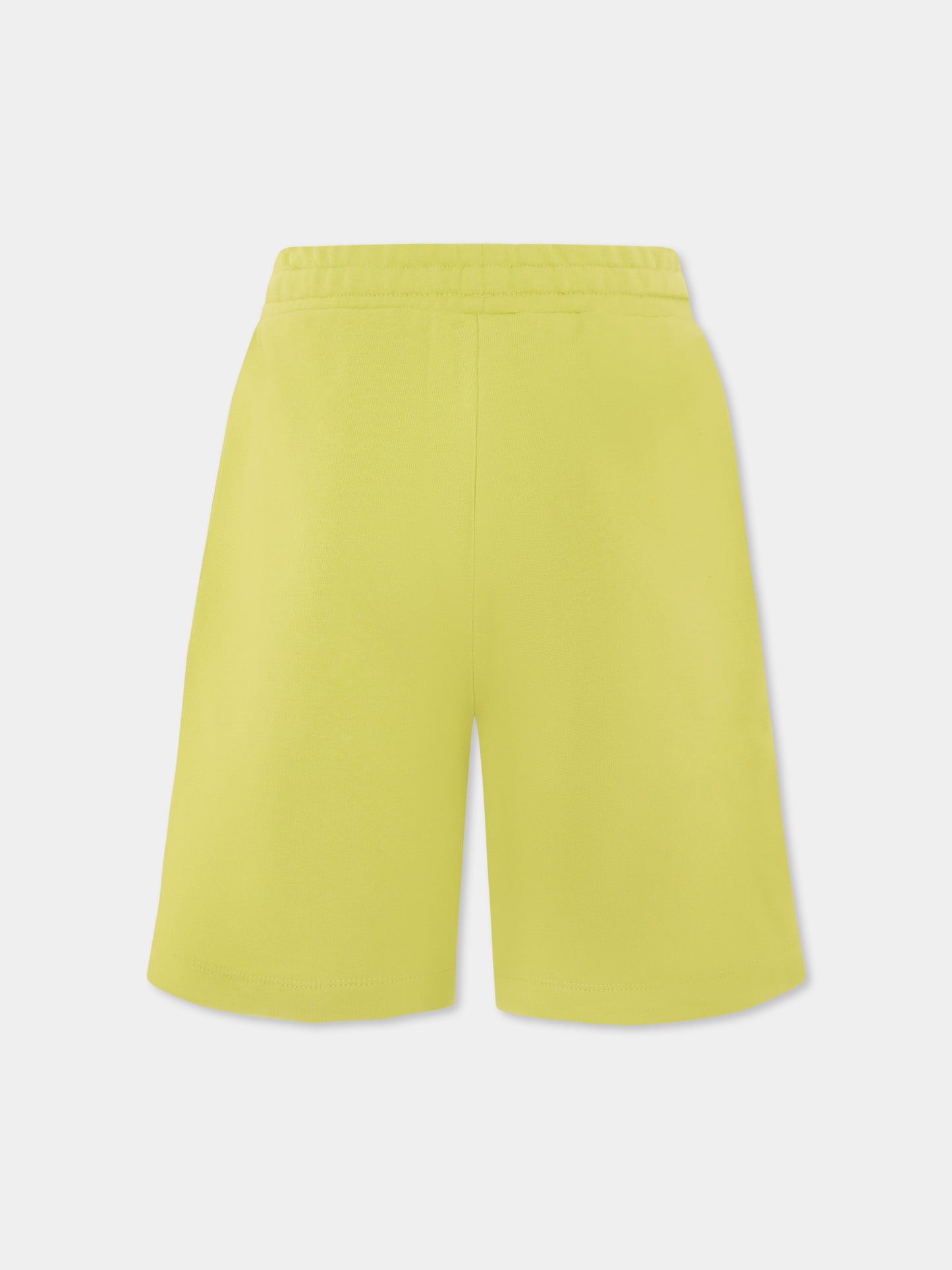 Green shorts for kids with Bear