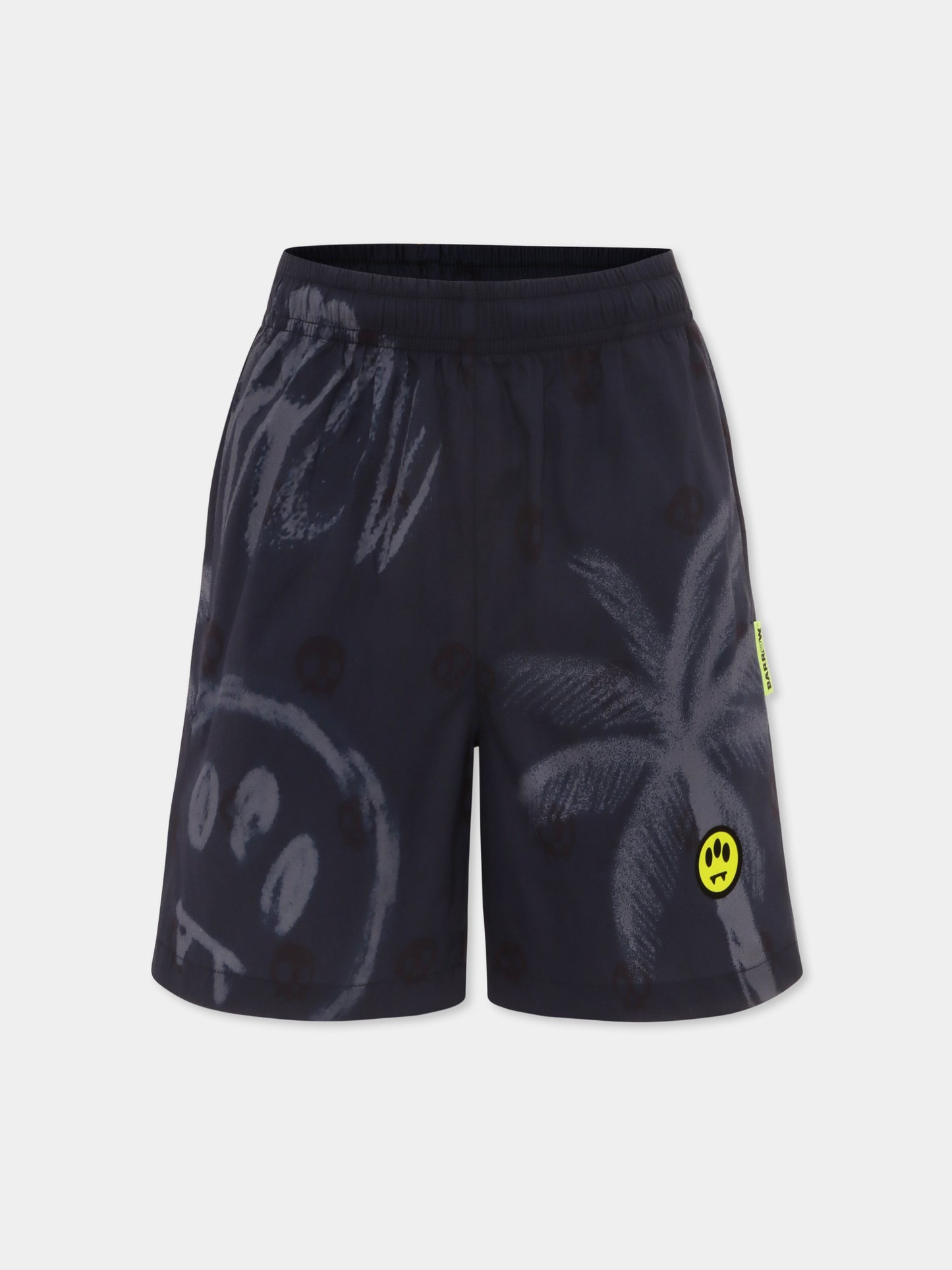 Blue shorts for kids with smiley