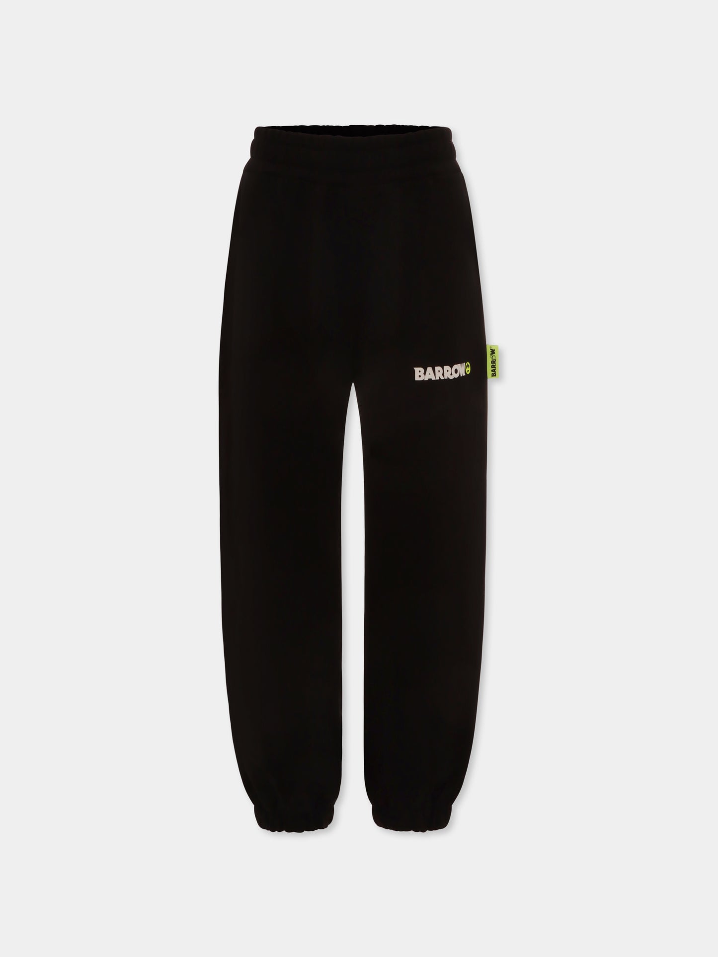Pantaloni neri per bambini con logo,Barrow,S5BKJUFP081 110