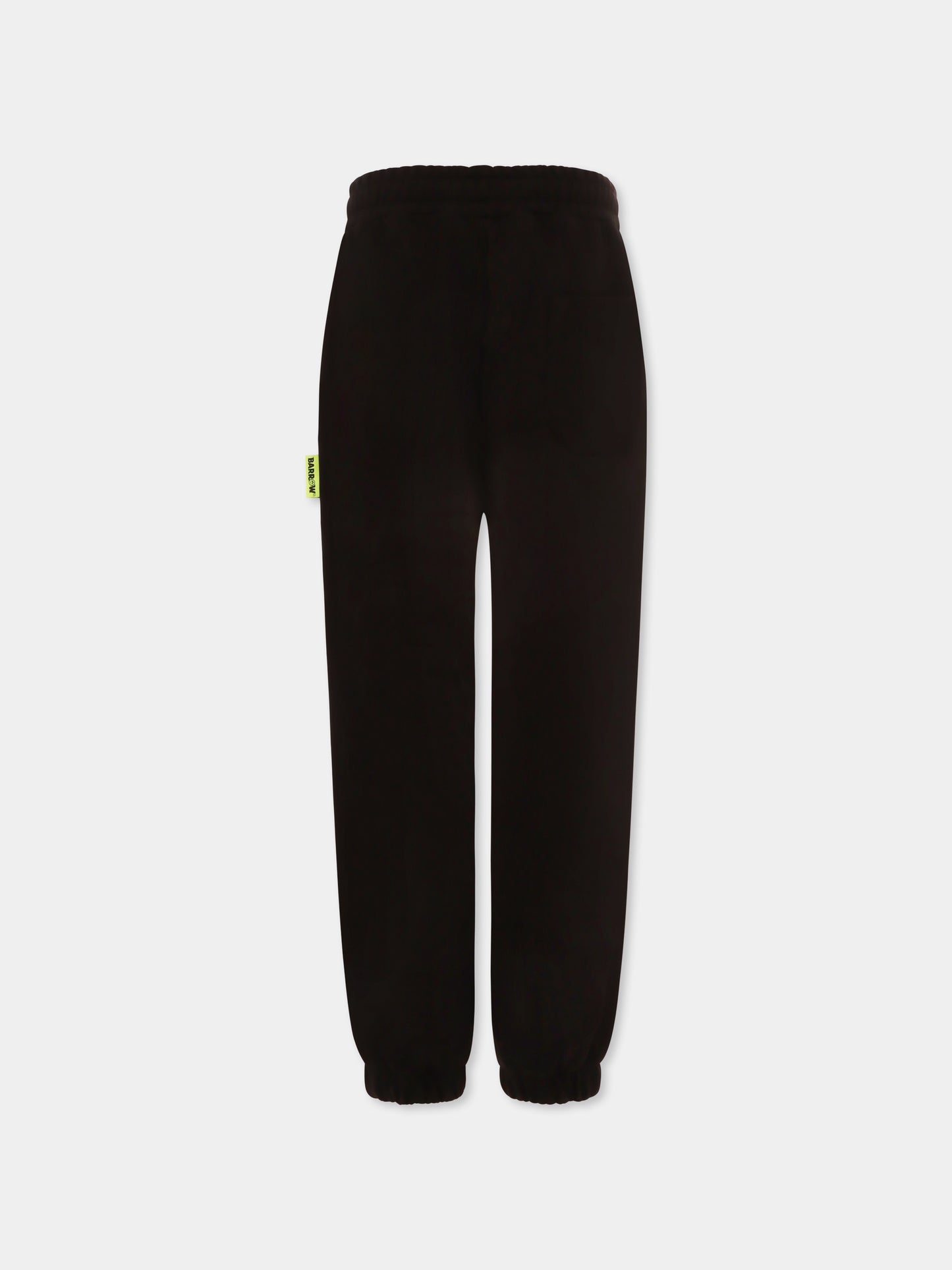 Pantaloni neri per bambini con logo,Barrow,S5BKJUFP081 110