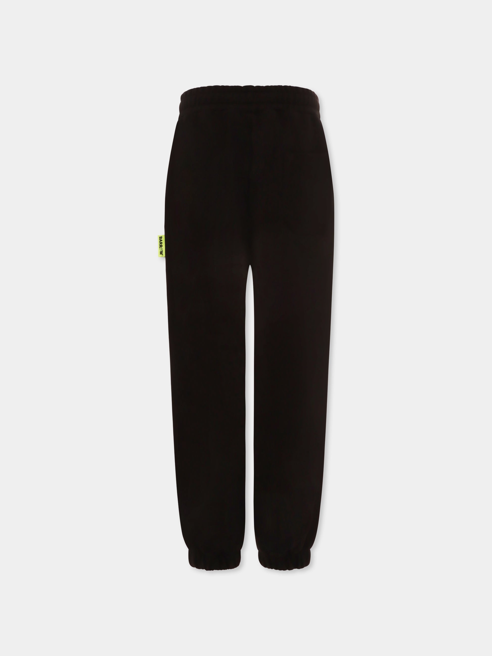 Pantaloni neri per bambini con logo,Barrow,S5BKJUFP081 110