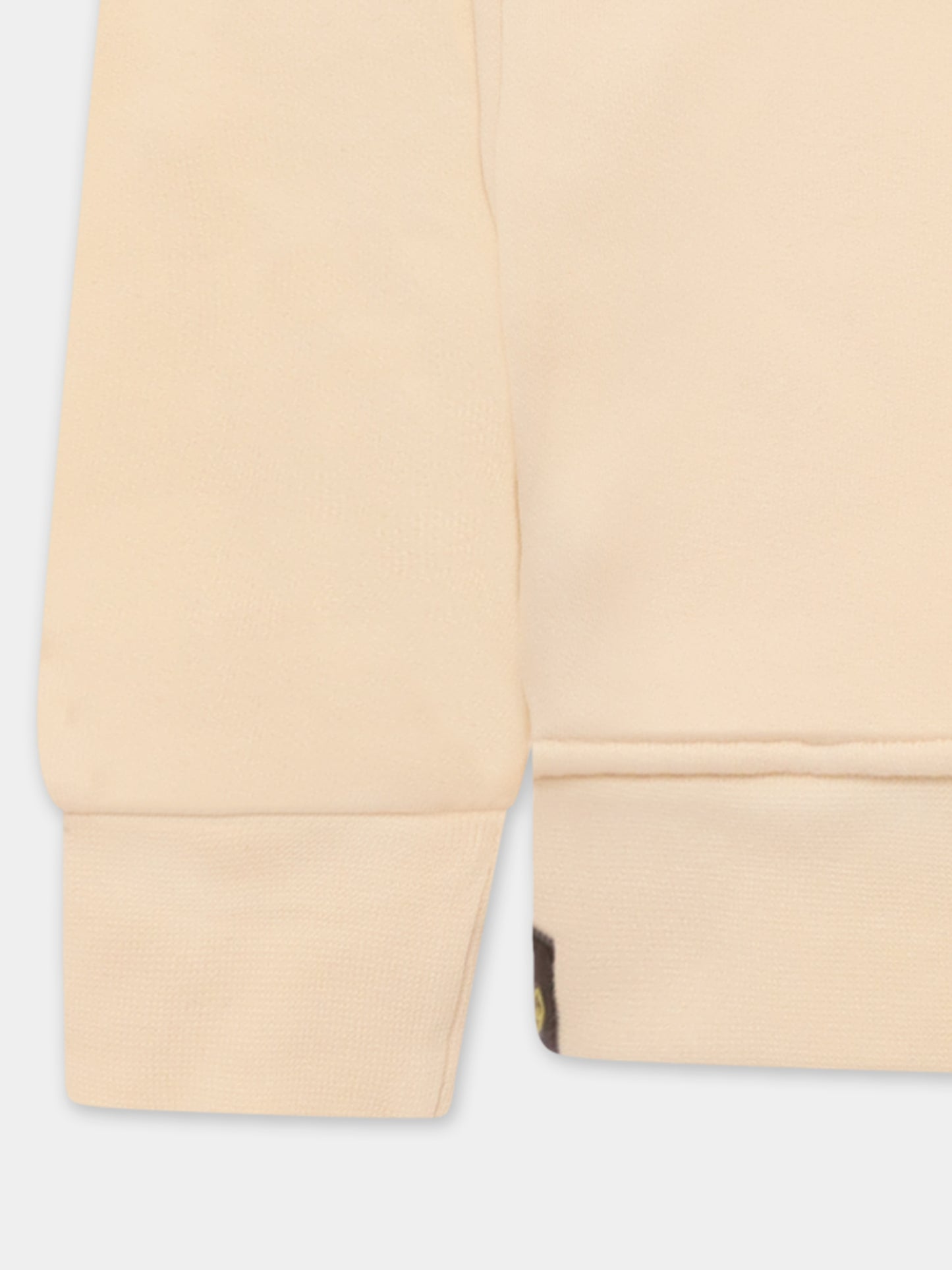 Felpa avorio per bambini con logo e Bear,Barrow,S5BKJUHS028 013