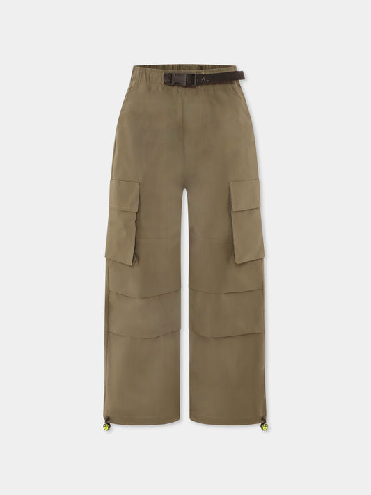 Pantaloni verdi per bambini con patch,Barrow,S5BKJUPA035 082