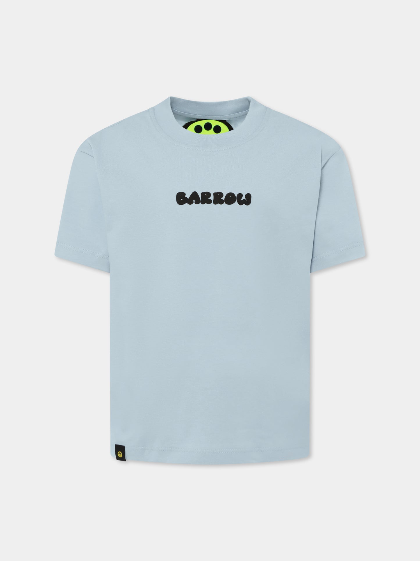 Light blue t-shirt for kids with smiley