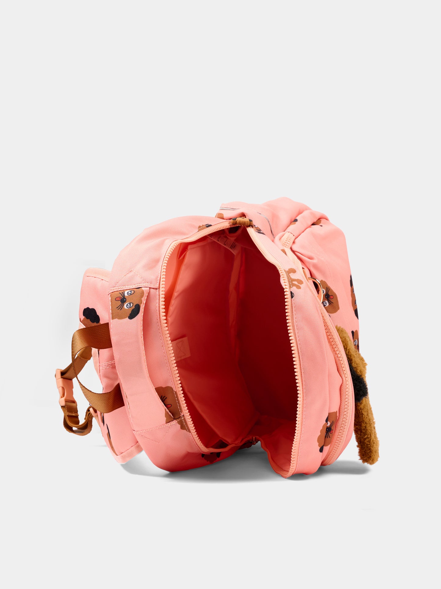 Zaino rosa per bambina con cagnolini,Mini Rodini,2616010528