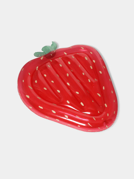 Gonfiabile rosso per bambina con fragola,Konges Sløjd,KS102483 STRAWBERRY