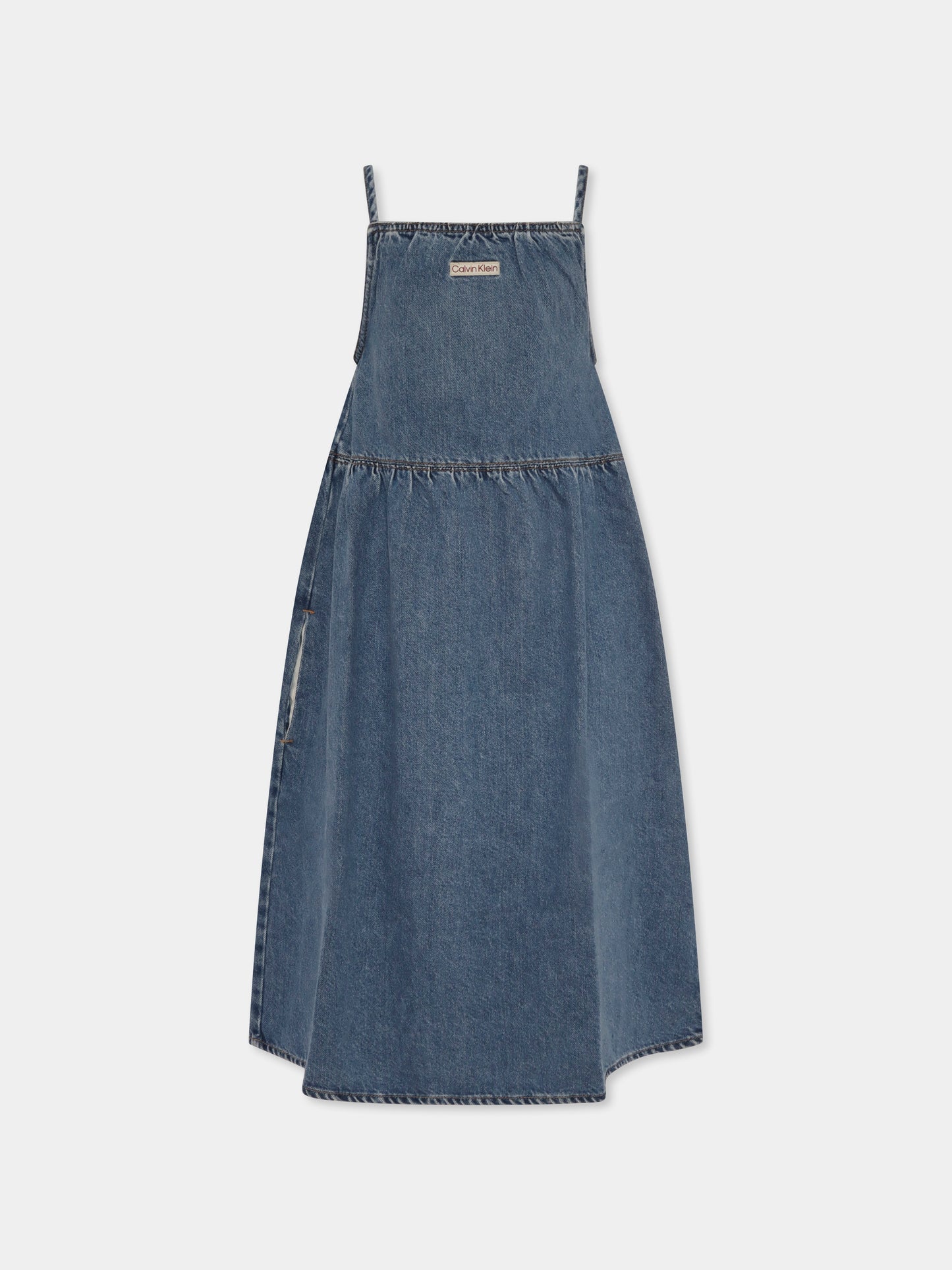 Vestito denim per bambina,Calvin Klein Kids,25S CKIG0IG02911J IG0IG02911 1A4