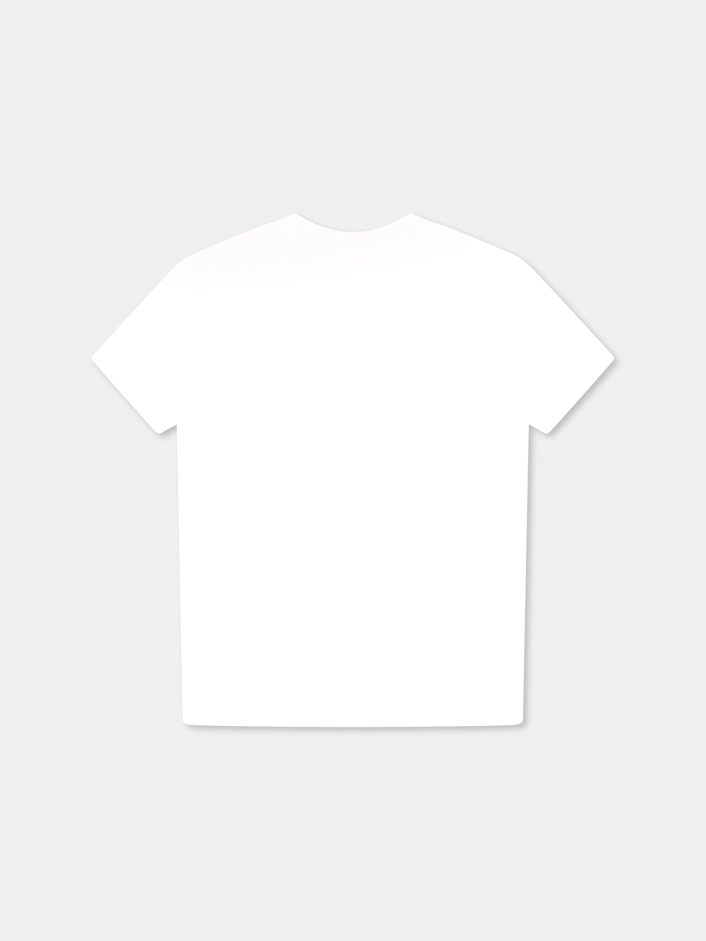 T-shirt bianca per neonati con logo nero e grigio,Calvin Klein Kids,24F CKIN0IN00001J IN0IN00001 YAF