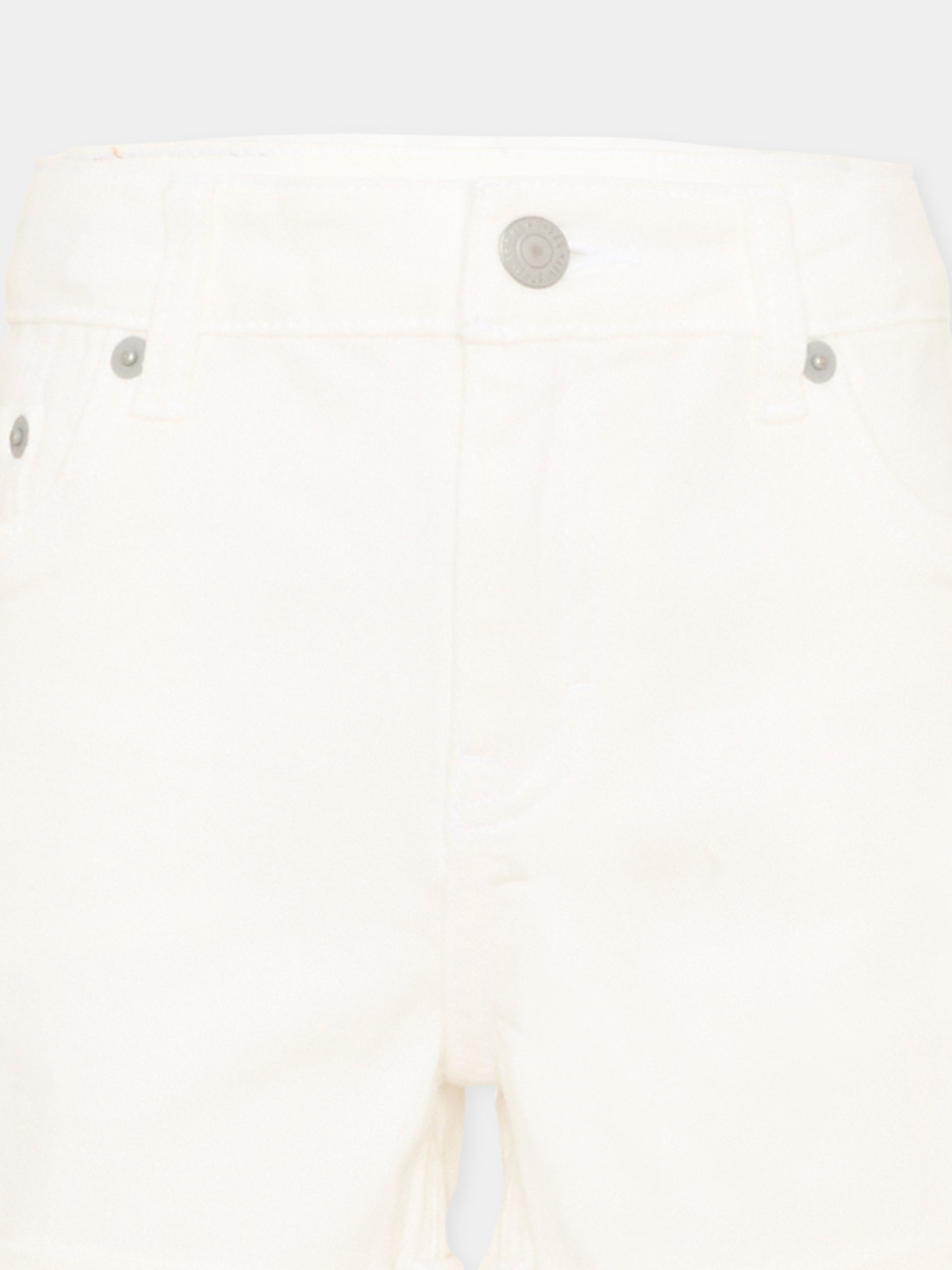 Shorts bianchi per bambina,Levi's Kids,4EH272 X38