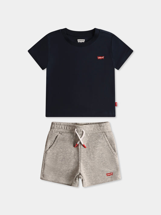 Completo multicolor per neonato con logo,Levi's Kids,6EK813 C8D