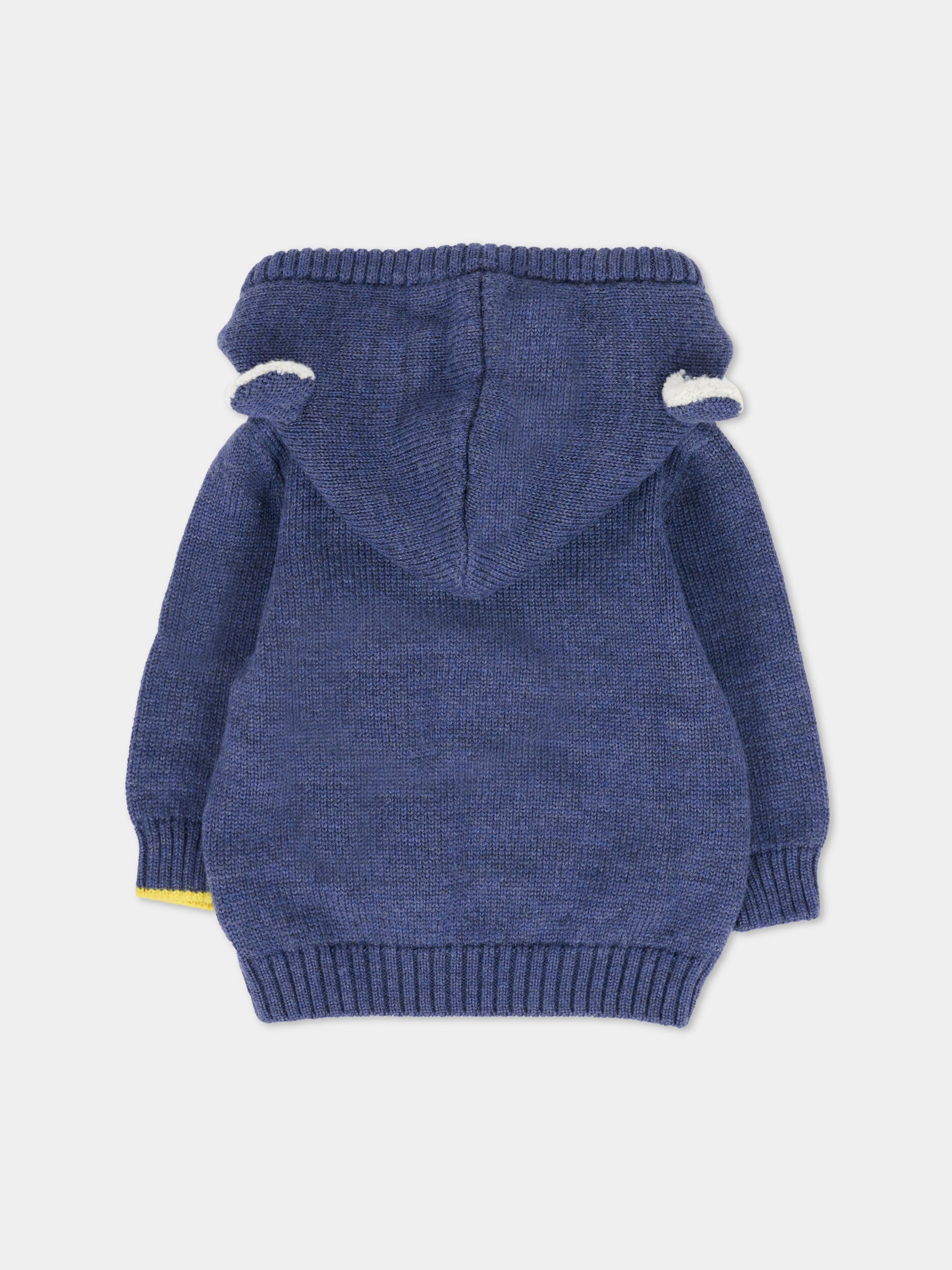 Maglione blu per neonato con orecchie,Gensami,FEL-ALP-WE NAVY BLUE