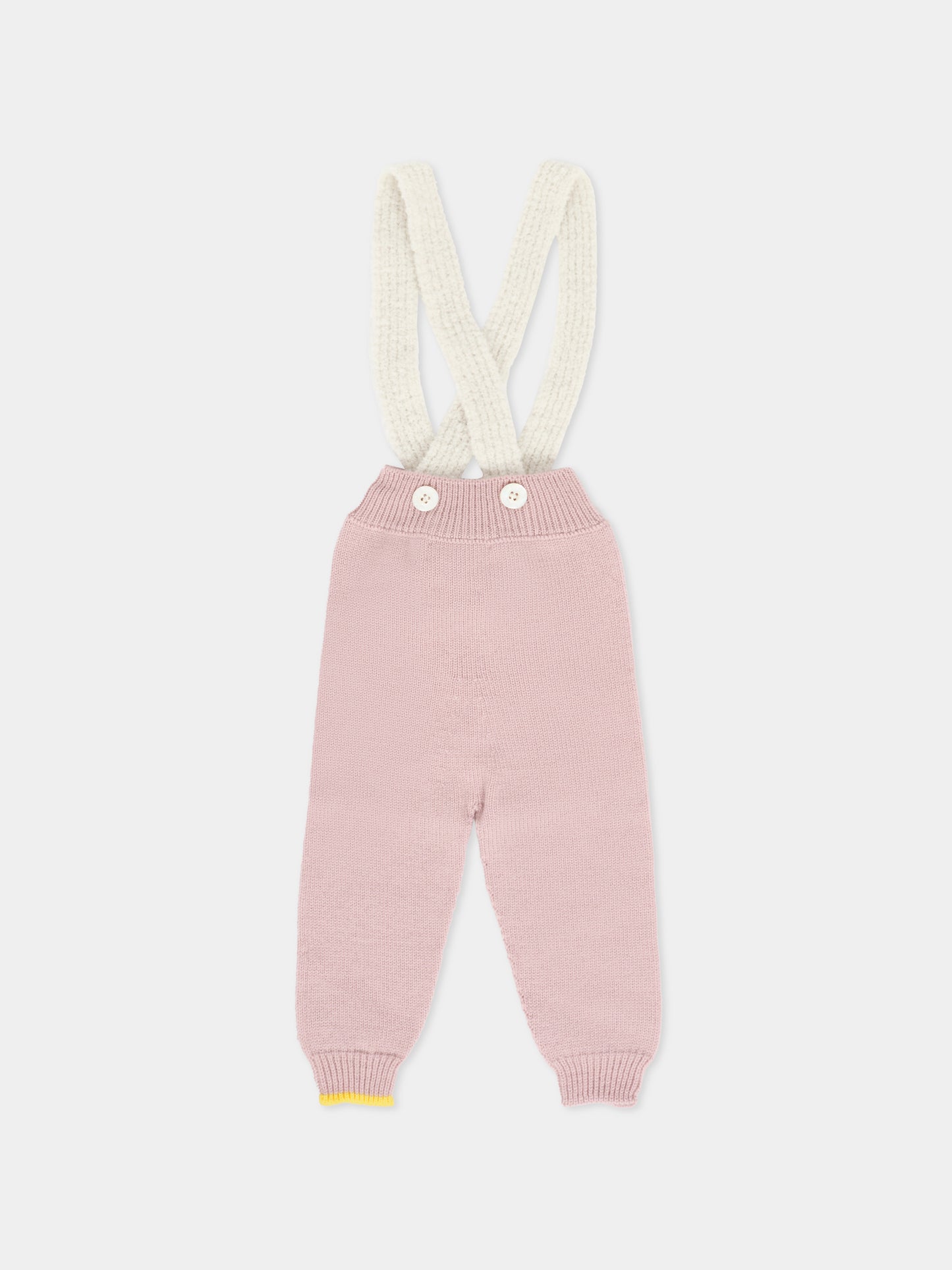 Pantaloni rosa per neonata,Gensami,SUSPENDER-ALP-WE CAMEO PINK