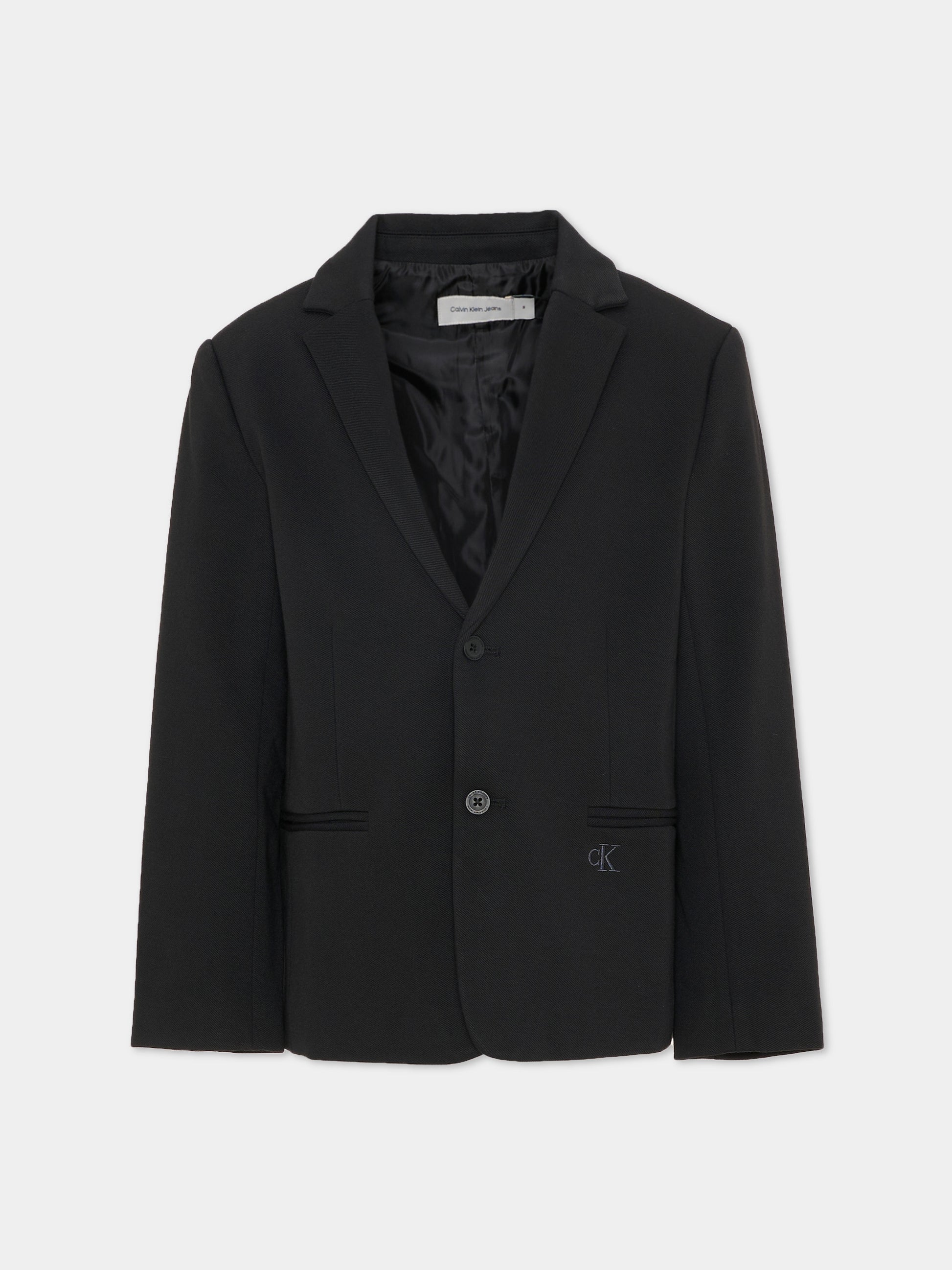 Giacca nera per bambino con logo,Calvin Klein Kids,IB0IB02418 BEH