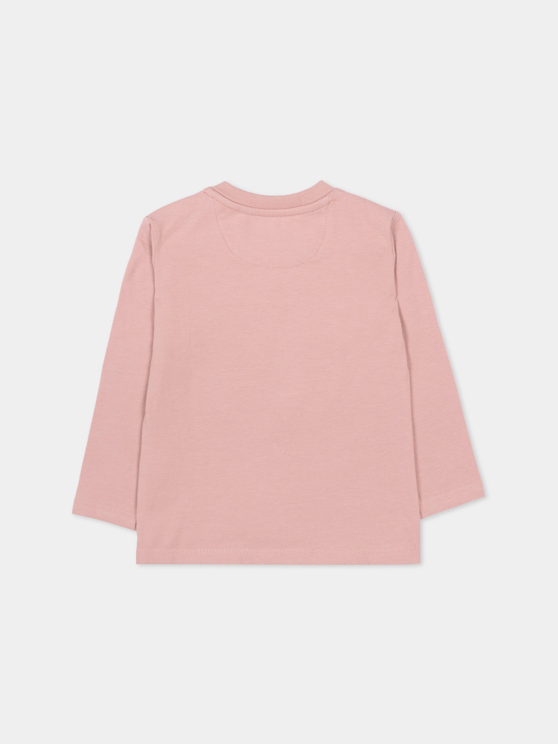 T-Shirt rosa per neonata con logo,Calvin Klein Kids,IN0IN00335 TP9