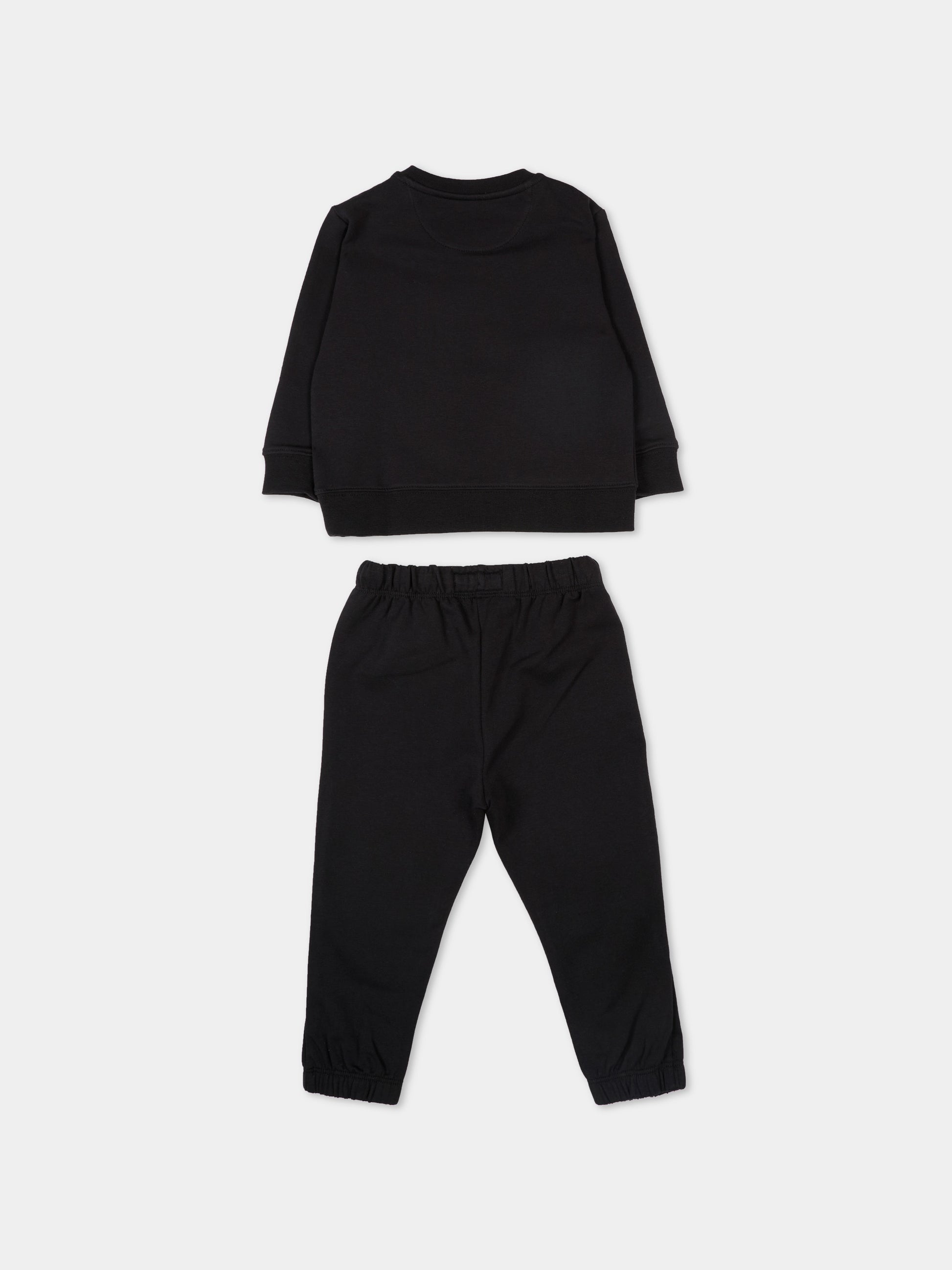 Completo sportivo nero per neonati con logo,Calvin Klein Kids,IN0IN00336 BEH