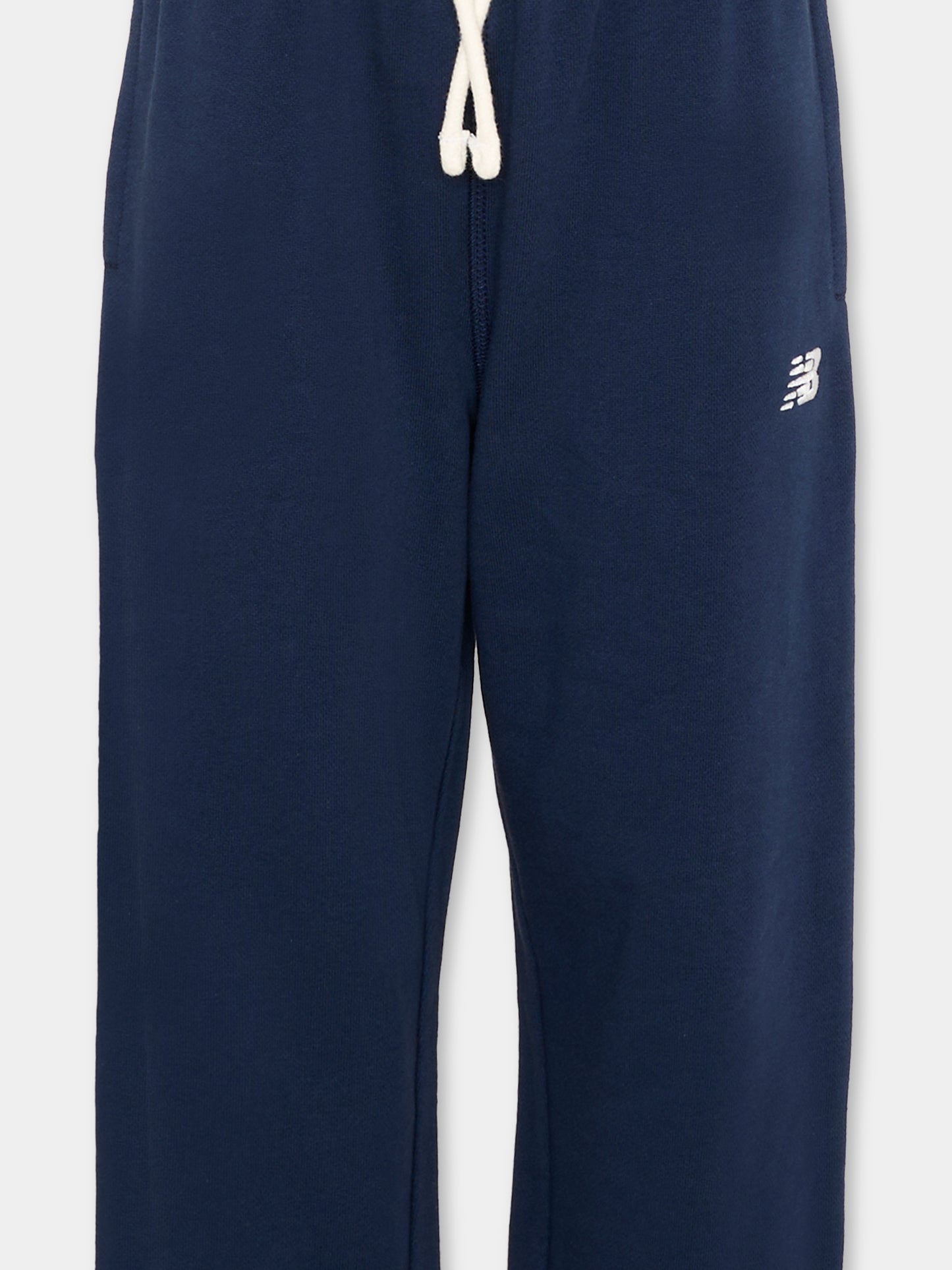 Pantaloni sportivi blu per bambini con logo,New Balance,LAKB0060 NNY