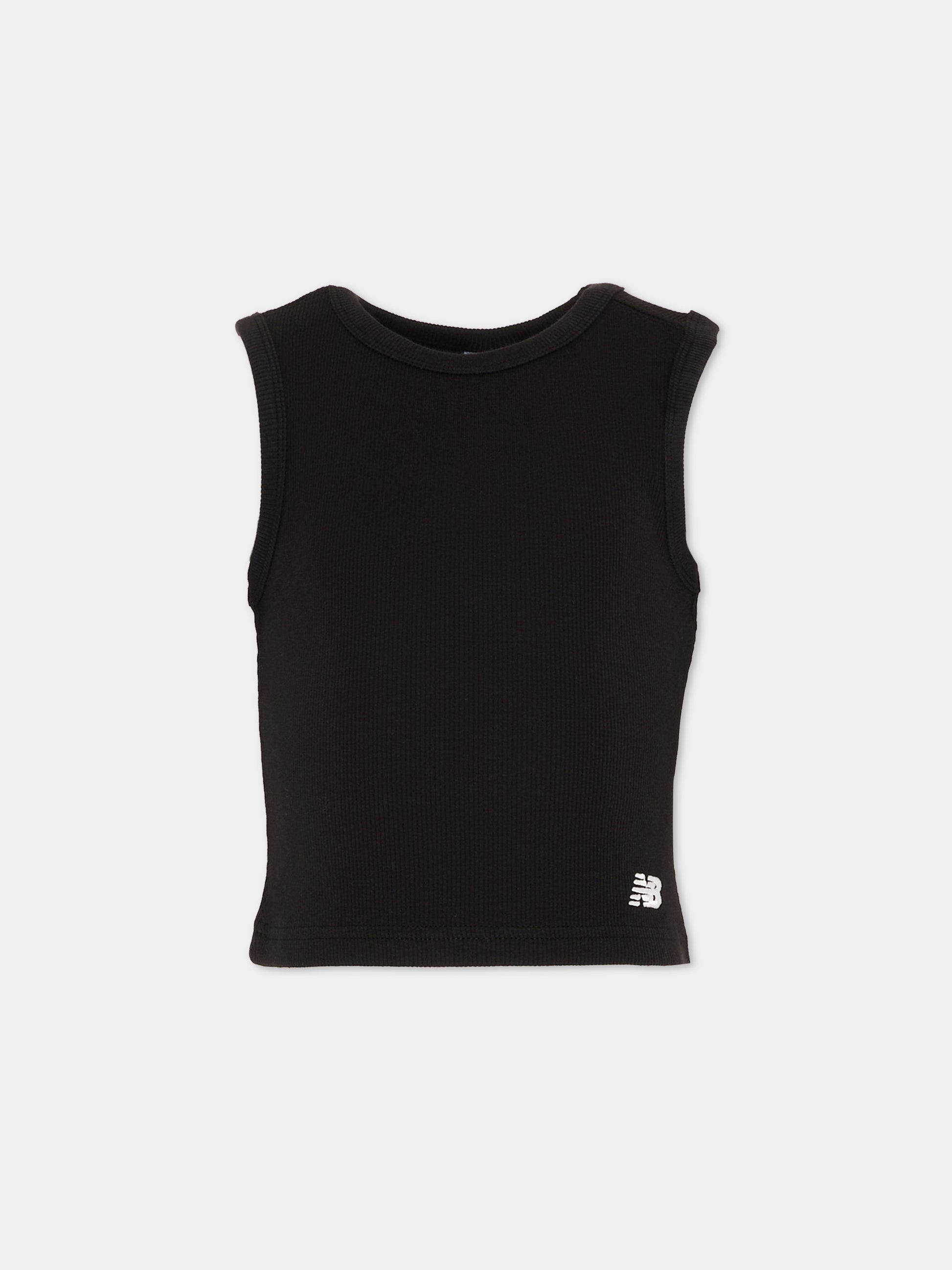 Canotta nera per bambini con logo,New Balance,YT6196C5 BK
