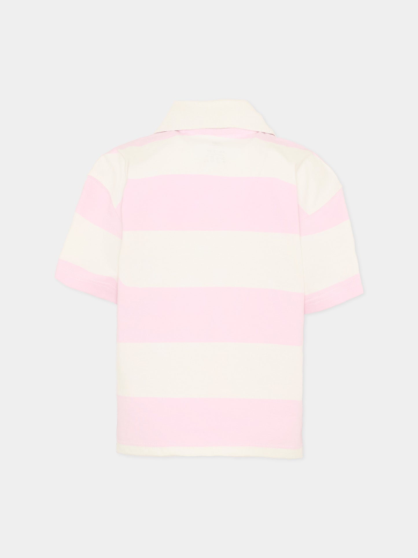 Polo multicolor per bambini a righe,New Balance,YT61M5OK SST