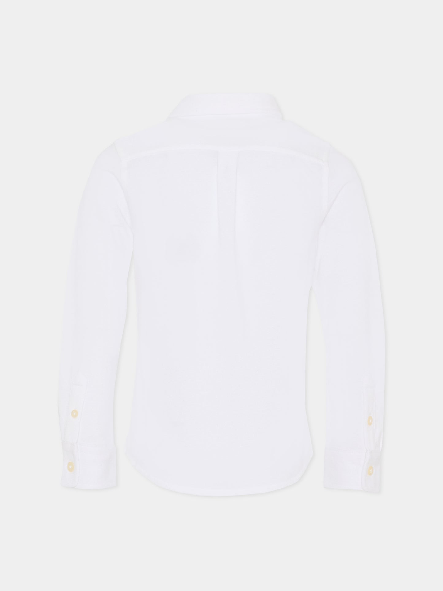 Camicia bianca per bambino con cavallino,Ralph Lauren Kids,914506002
