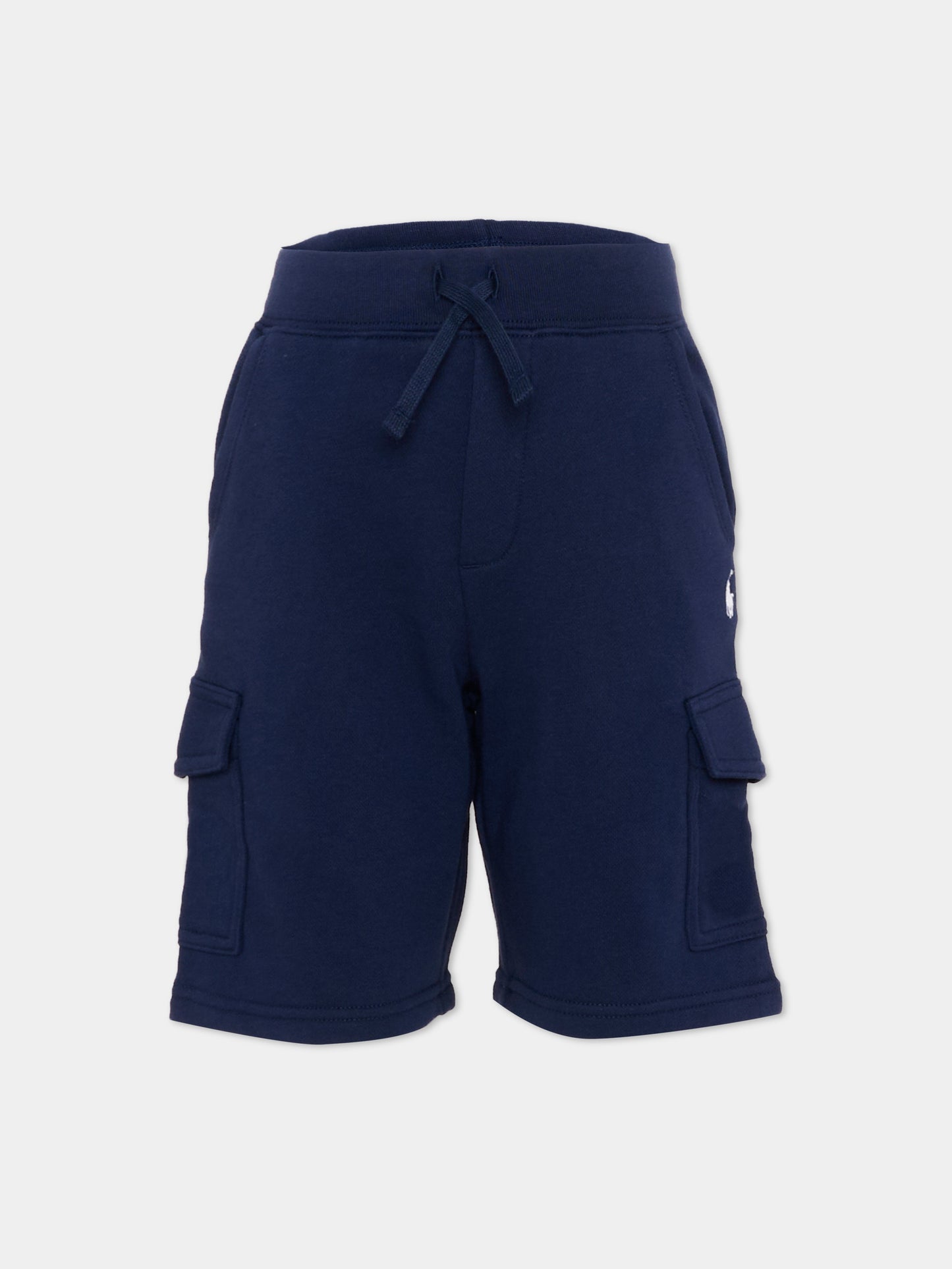 Shorts sportivi blu per bambino con Polo Pony,Ralph Lauren Kids,958158002