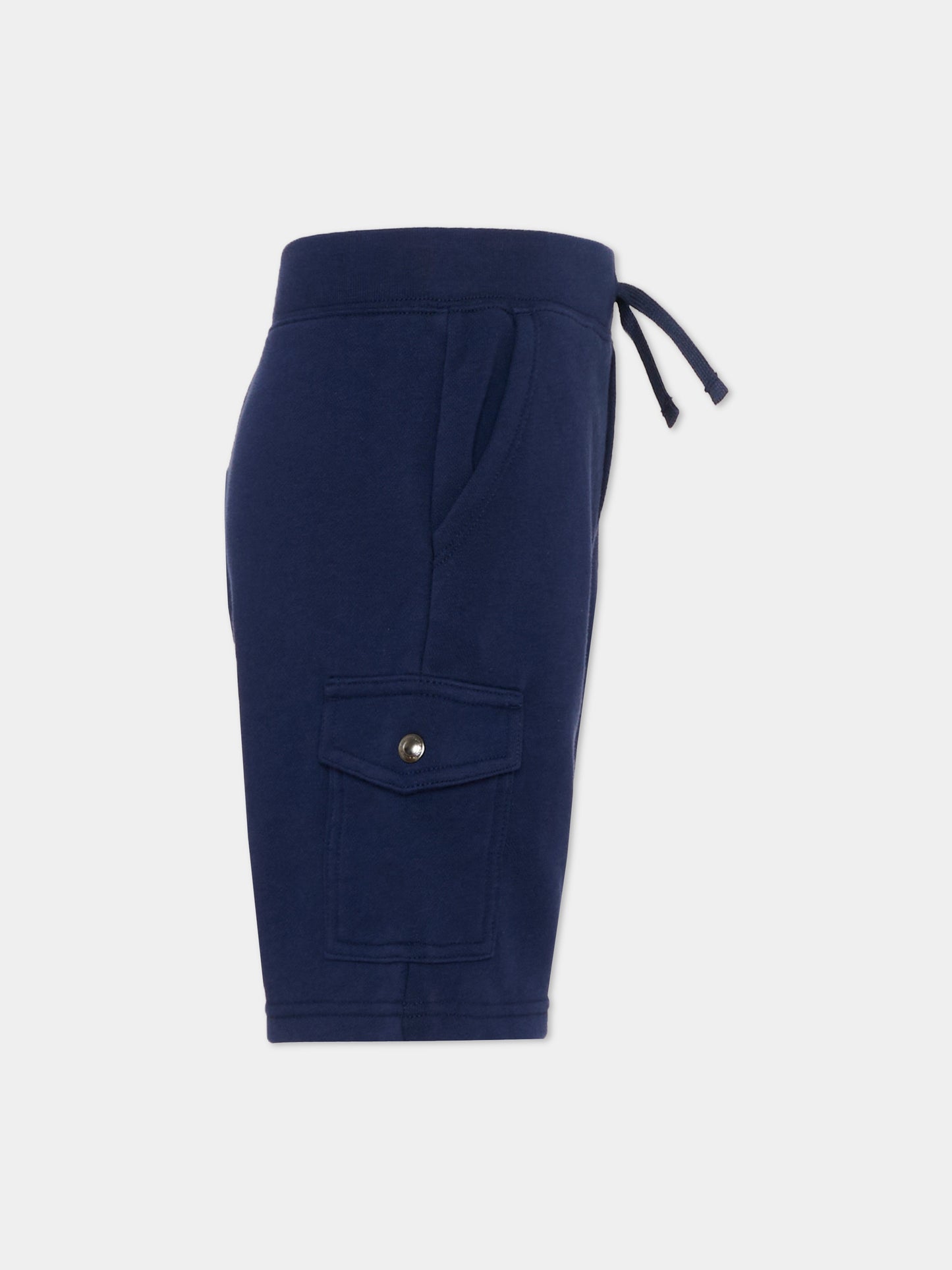 Shorts sportivi blu per bambino con Polo Pony,Ralph Lauren Kids,958158002