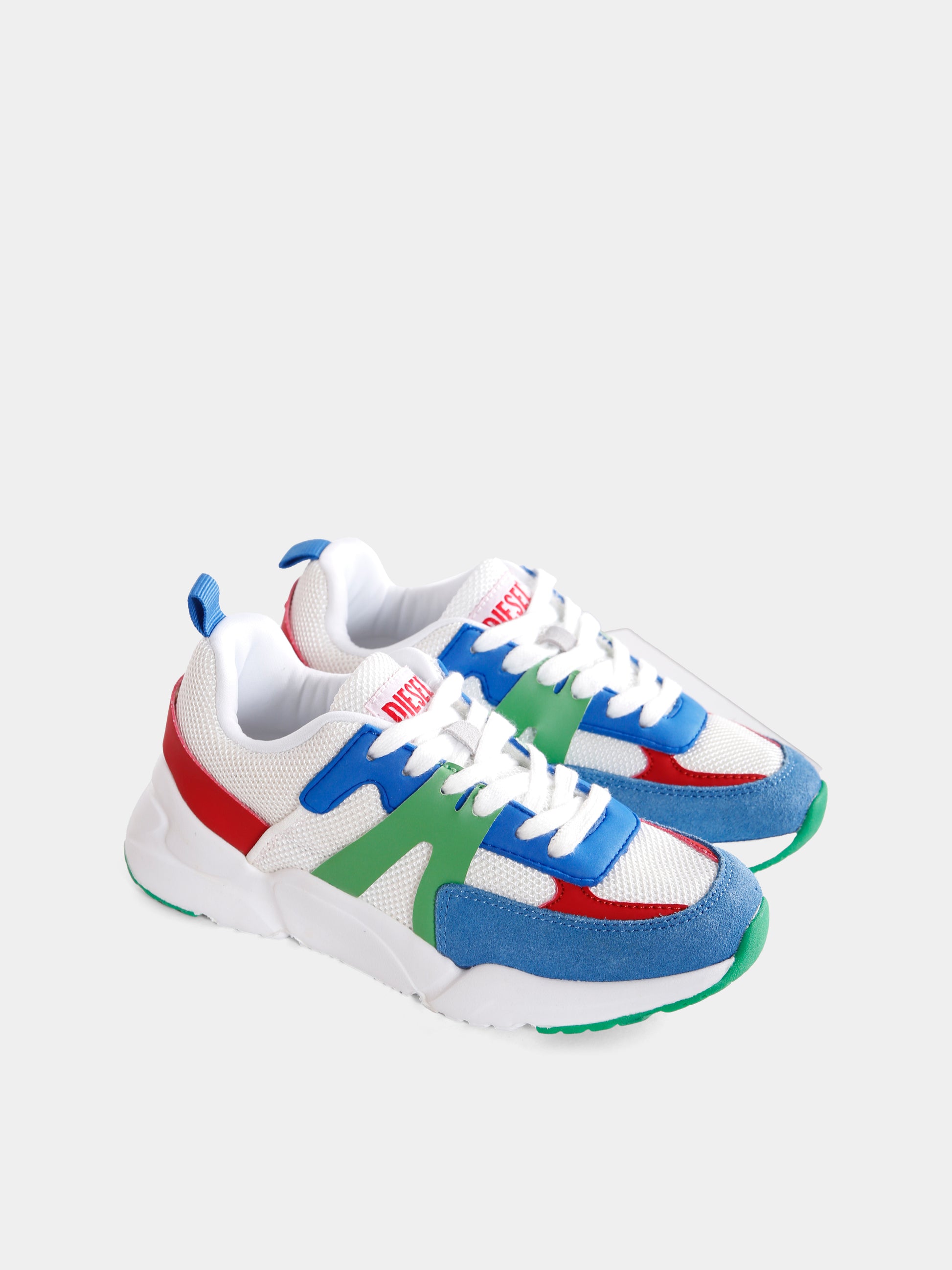 Sneakers multicolor per bambini con logo,Diesel,BC0543 P6304 HA093