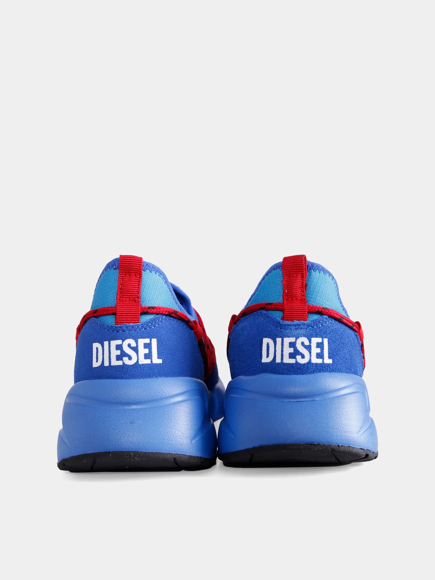 Sneakers azzurre per bambini con logo,Diesel,BC0559 P6305 HA097