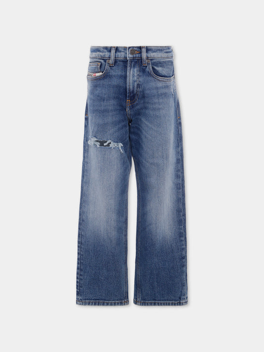 Jeans denim per bambino con logo,Diesel,J01923 KXBMH K01