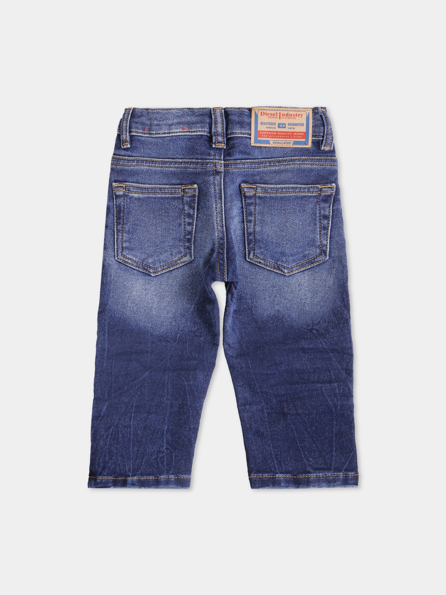 Denim jeans for baby boy with logo