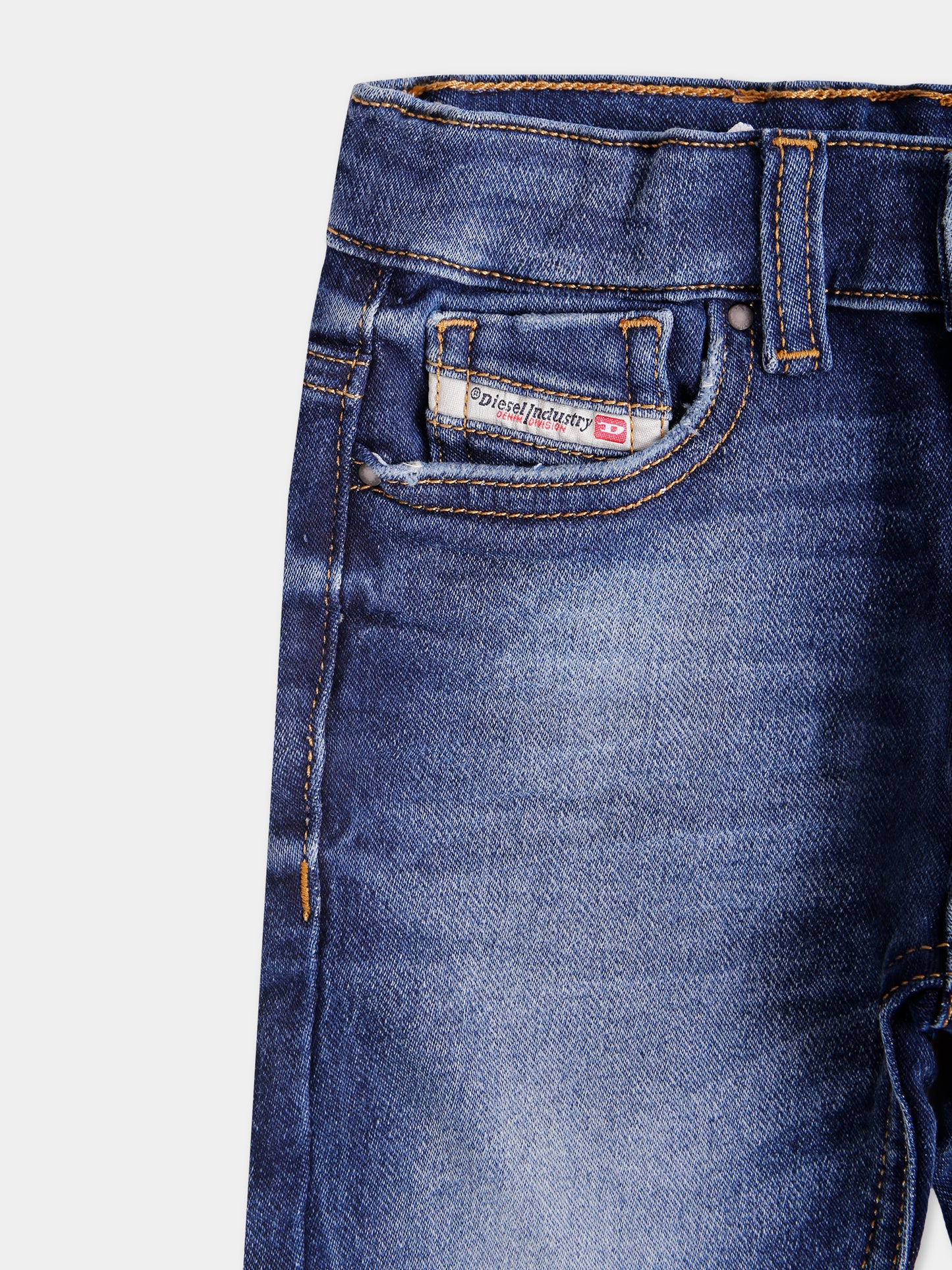 Denim jeans for baby boy with logo