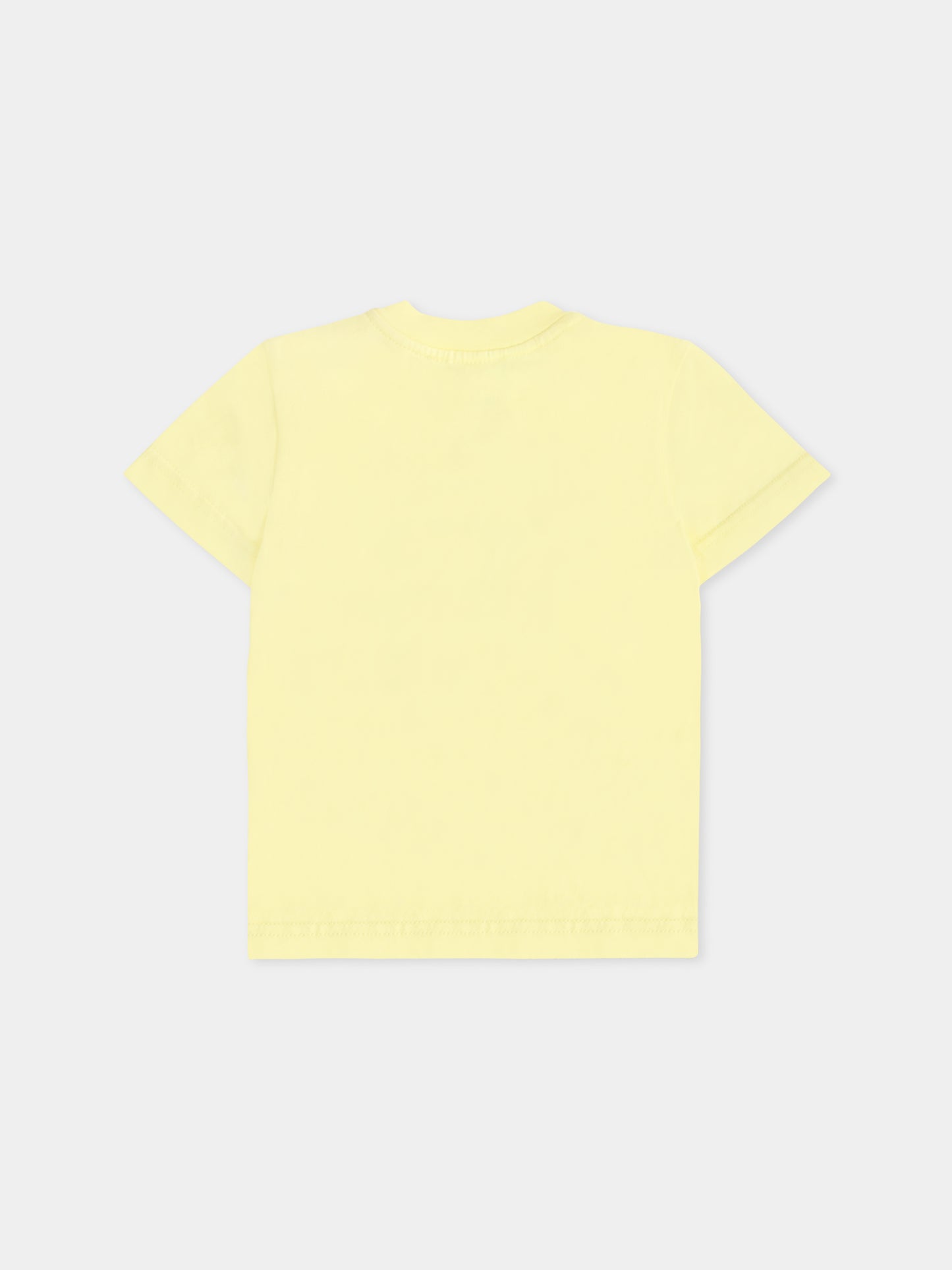 T-shirt gialla per neonato con logo,Diesel,K00519 00YI9 K235