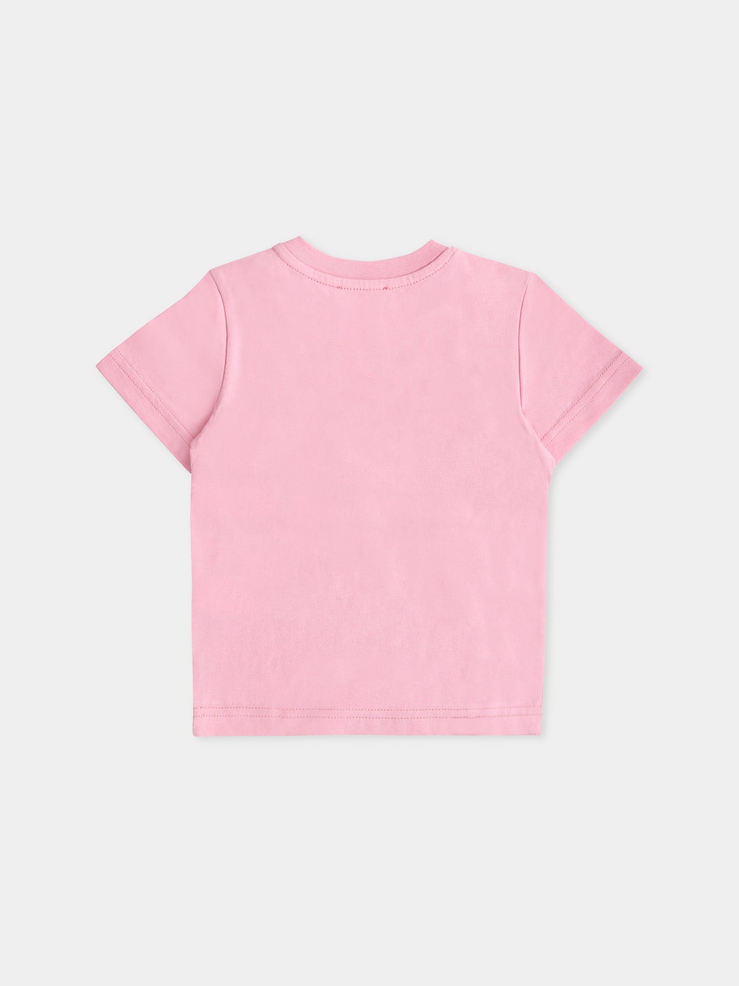 T-shirt rosa per neonata con logo,Diesel,K00519 00YI9 K325