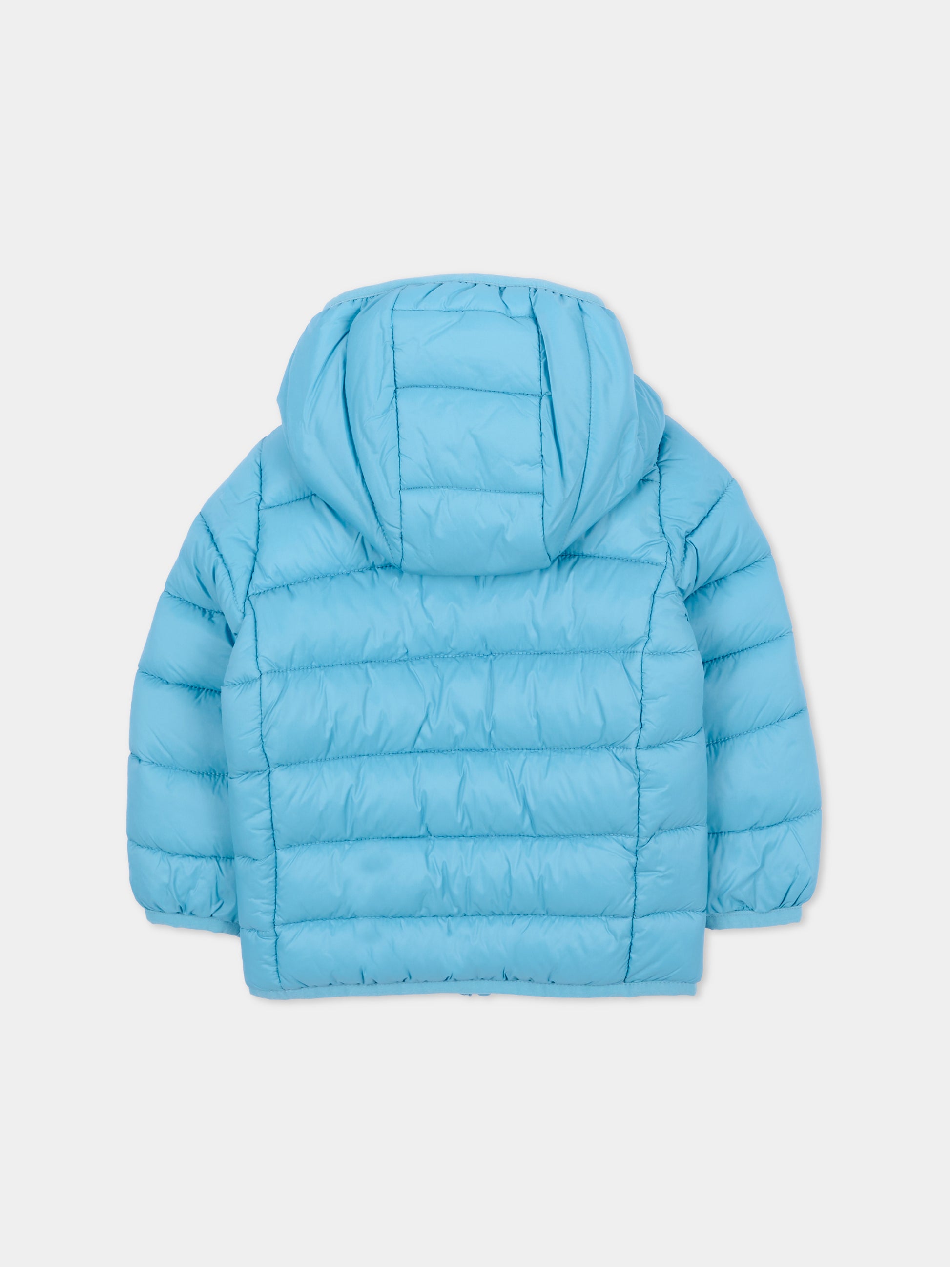 Piumino Wally azzurro per neonato con logo,Save The Duck Kids,I30003X GIGA21 90068