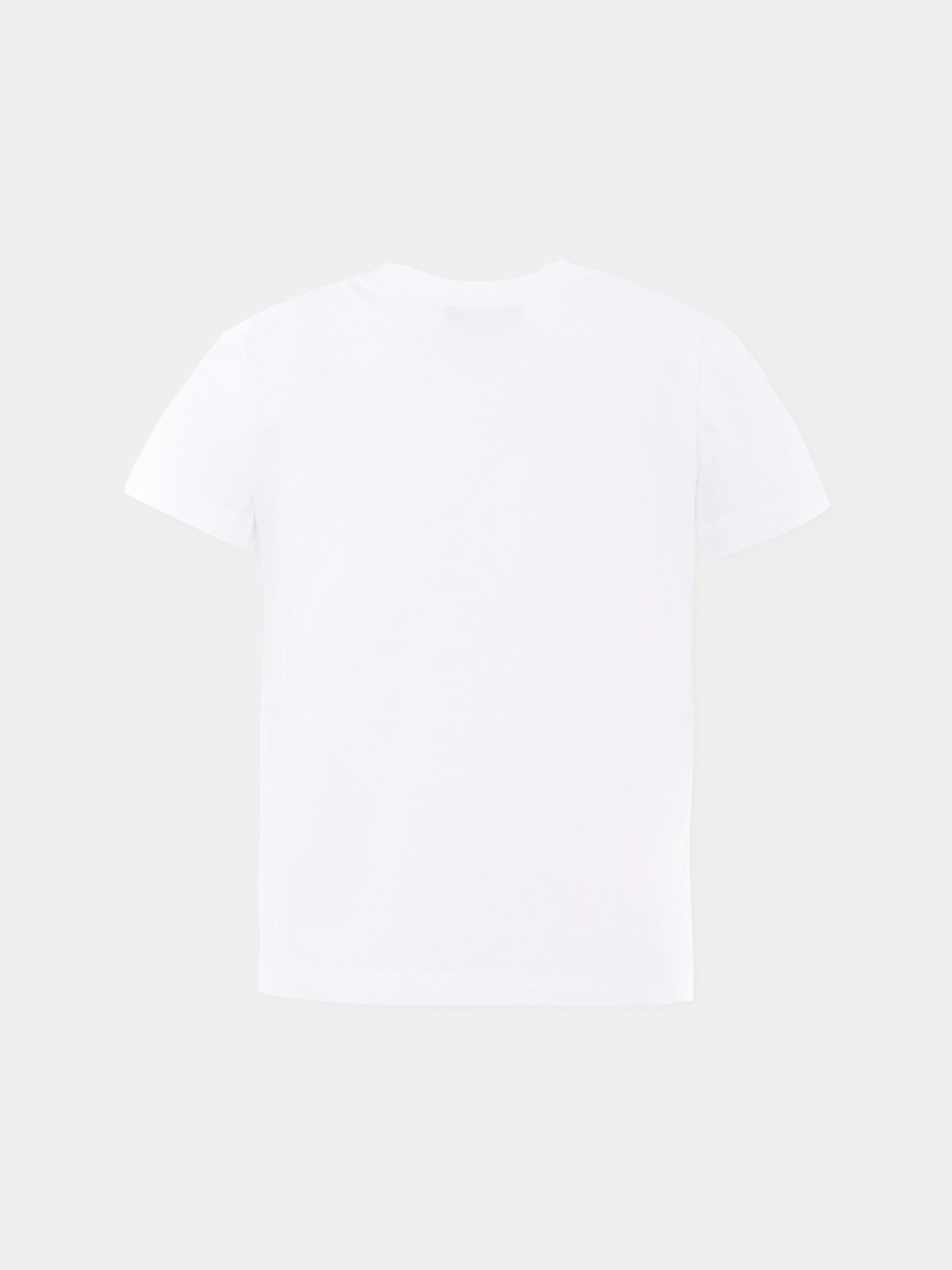 T-shirt bianca per bambino con Teddy Bear,Moschino Kids,HXM04K LAA24 10101