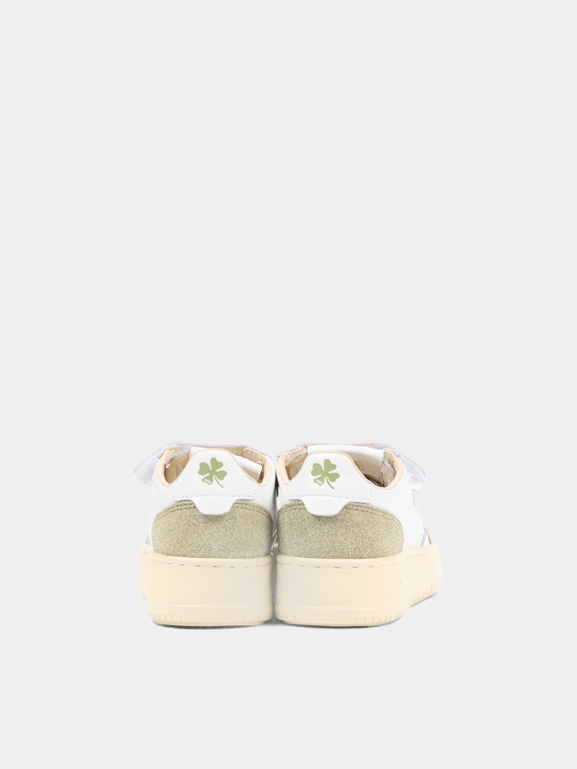 Sneakers verdi per bambino con glitter,Autry,KILK PQ01