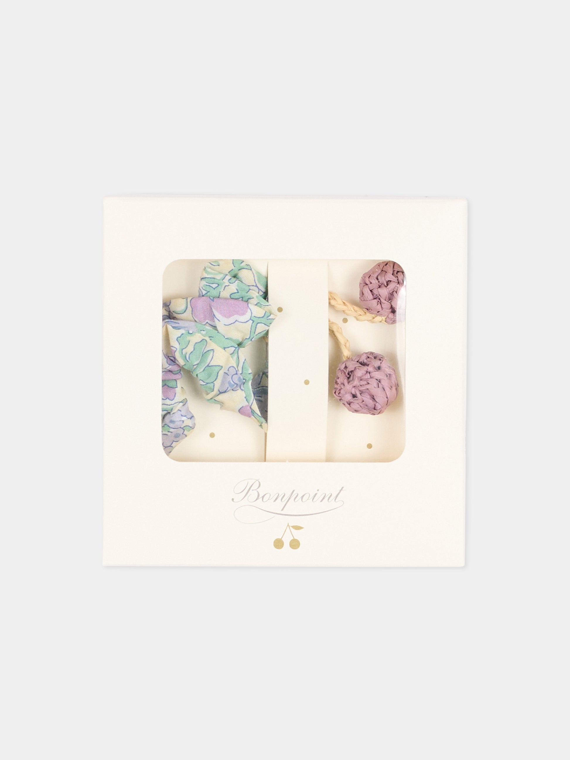 Elastico multicolor per bambina con ciliegie,Bonpoint,C06GHAW00002 556