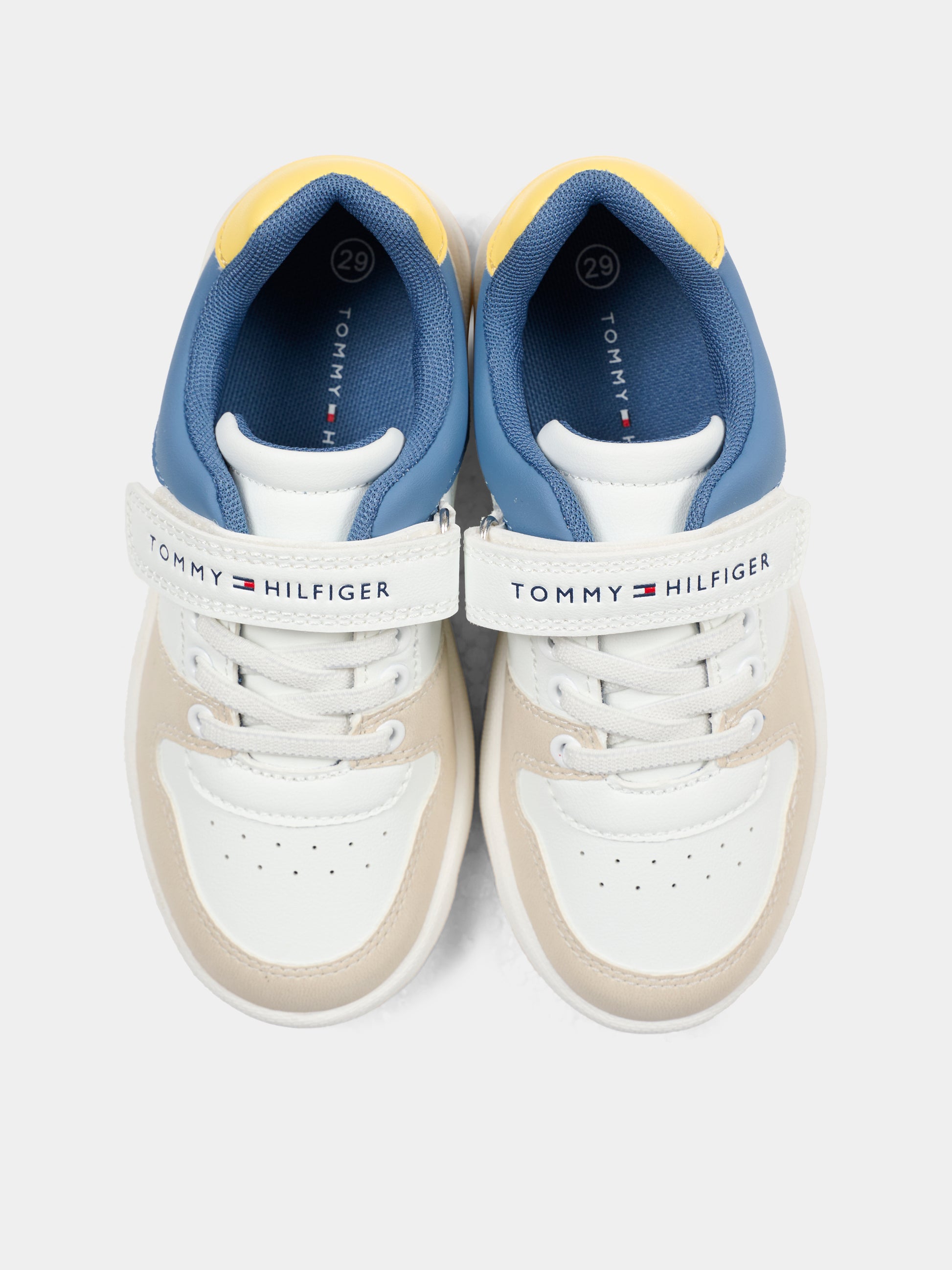 Sneakers multicolor per bambino con logo,Tommy Hilfiger Junior,T1X9 34345 1269Y913